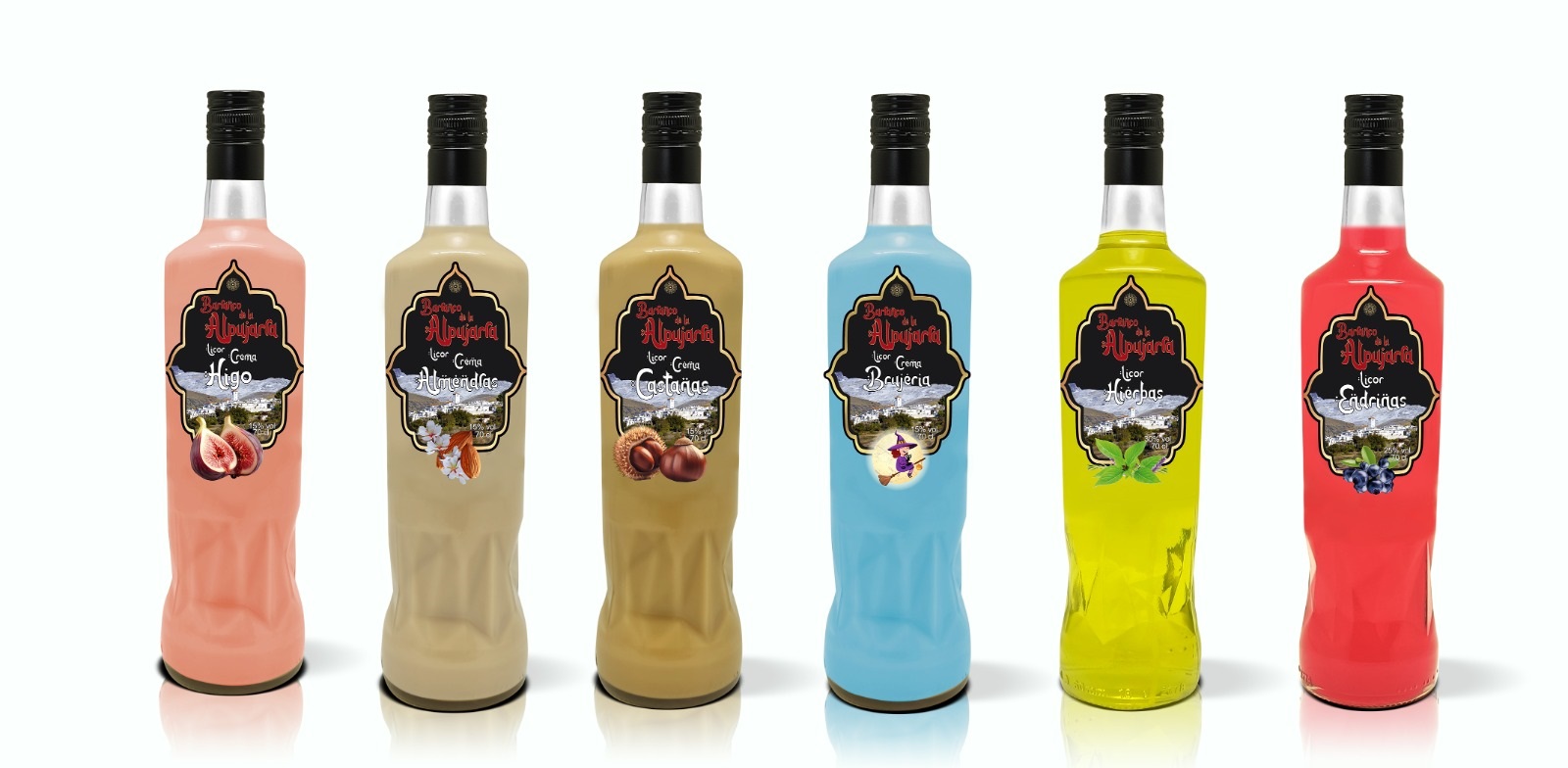 Licor crema Alpujarra sabores locales