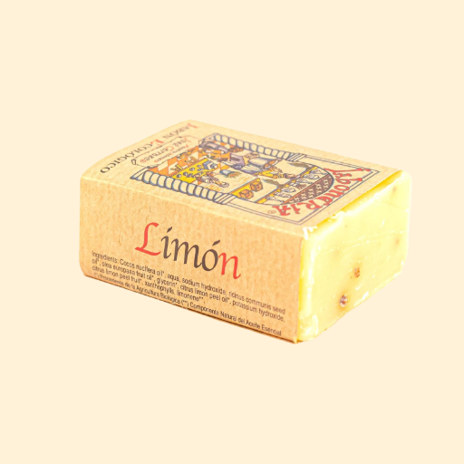 Jabón artesanal de limón