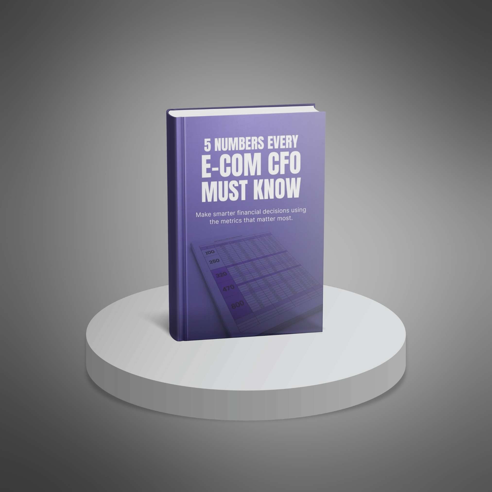 5 Numbers Every E-Commerce CFO Must Know eBook
