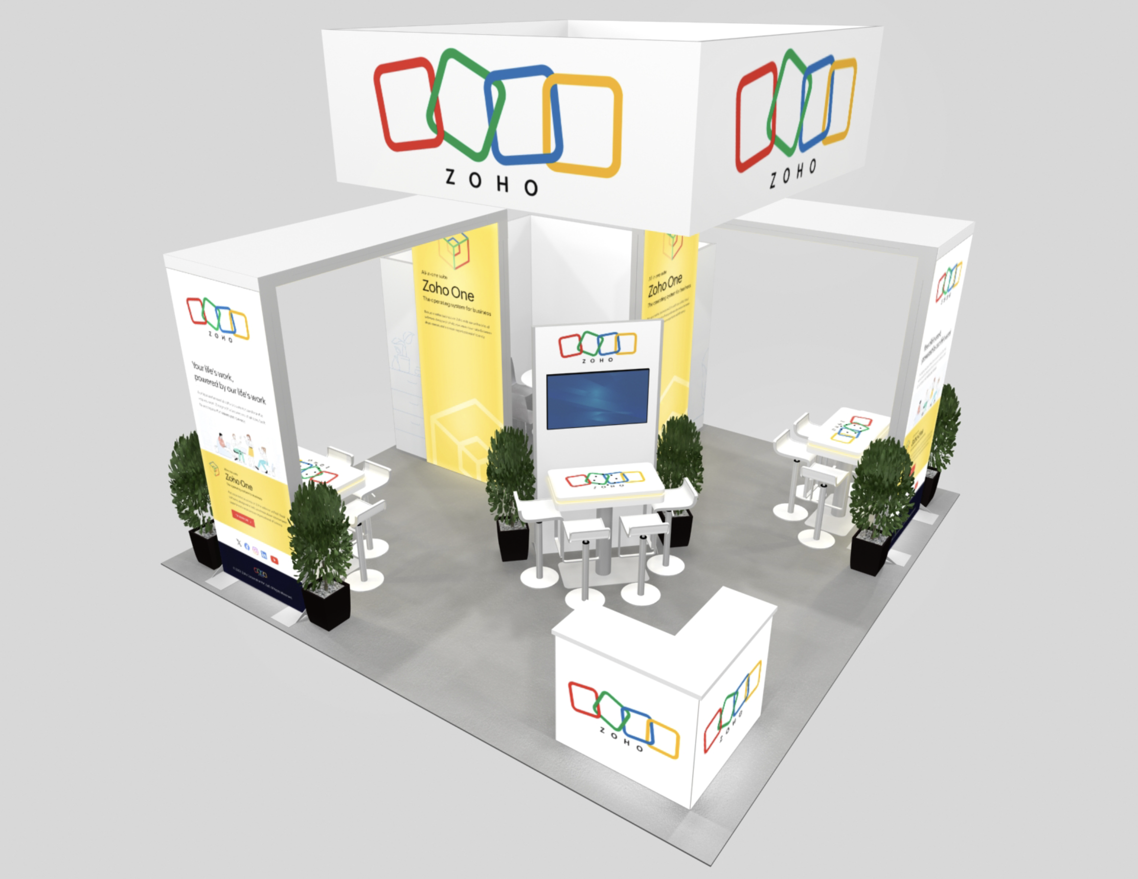 Trade Show Island Rental Exhibit