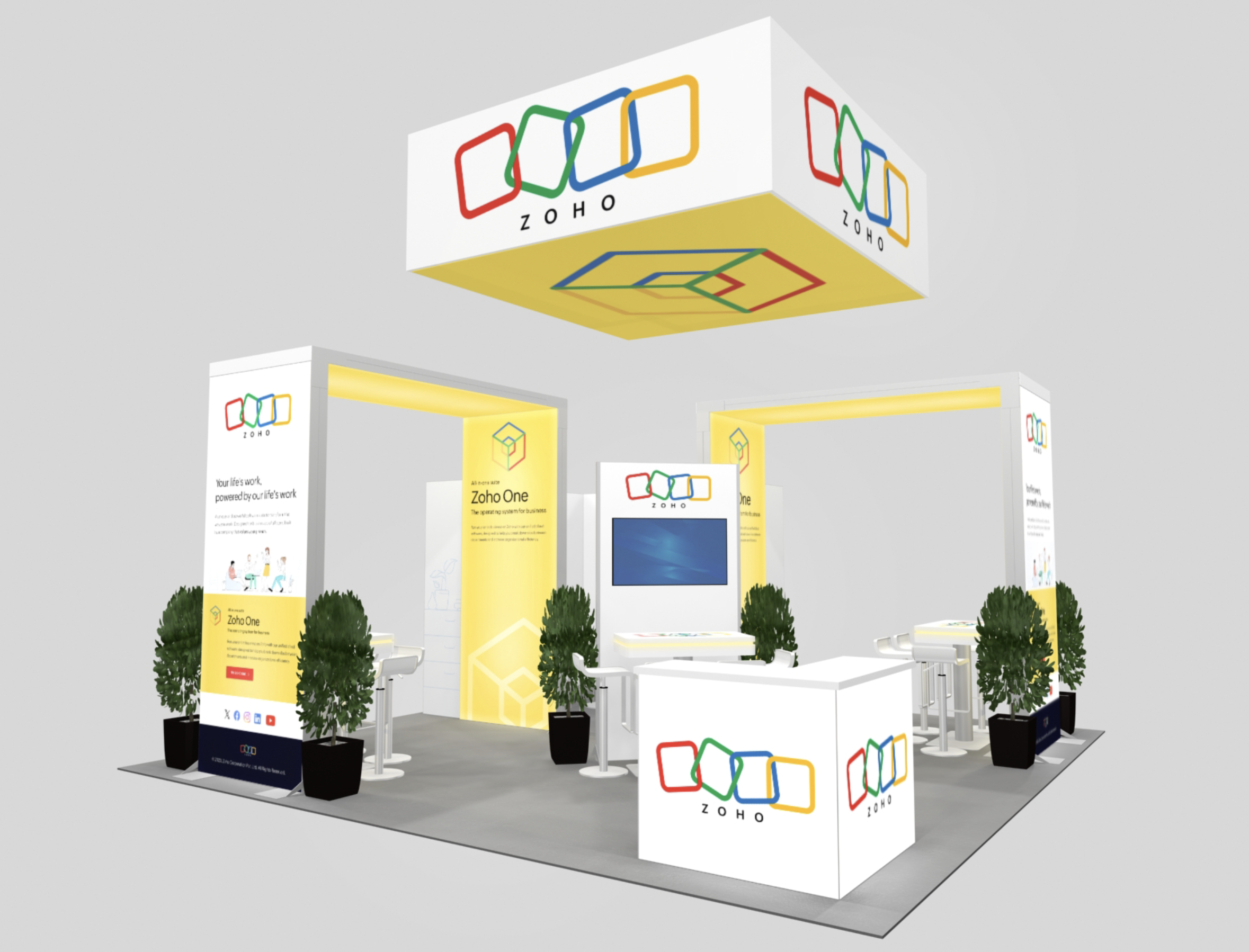 Trade Show Island Rental Exhibit