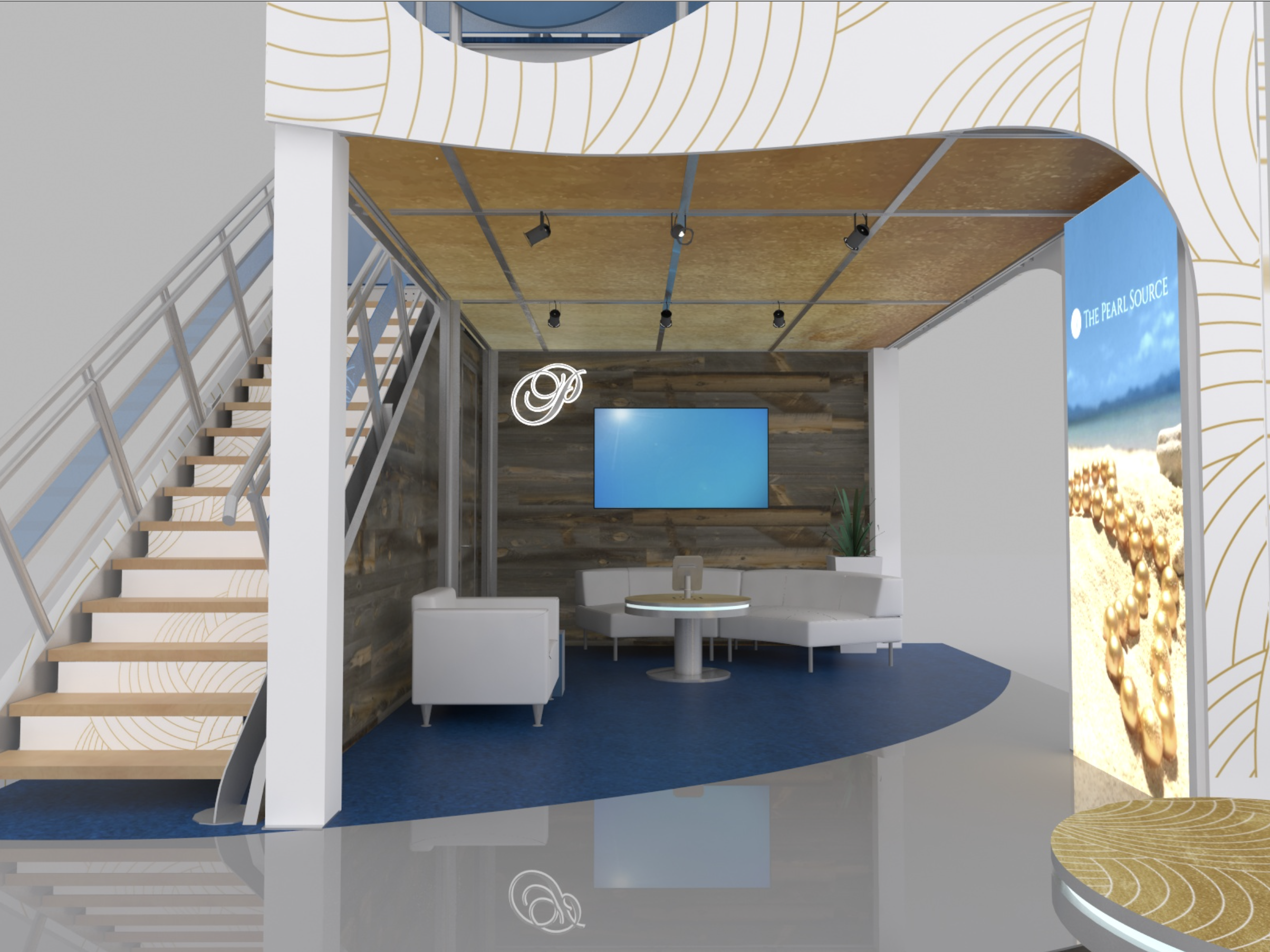 Visionary Designs Hybrid Double-Deck Island
