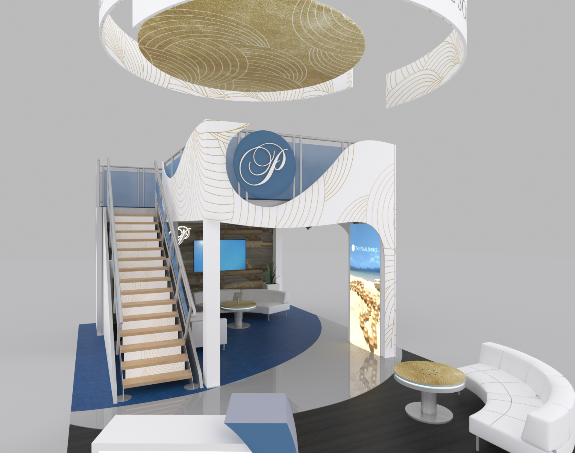 Visionary Designs Hybrid Double-Deck Island