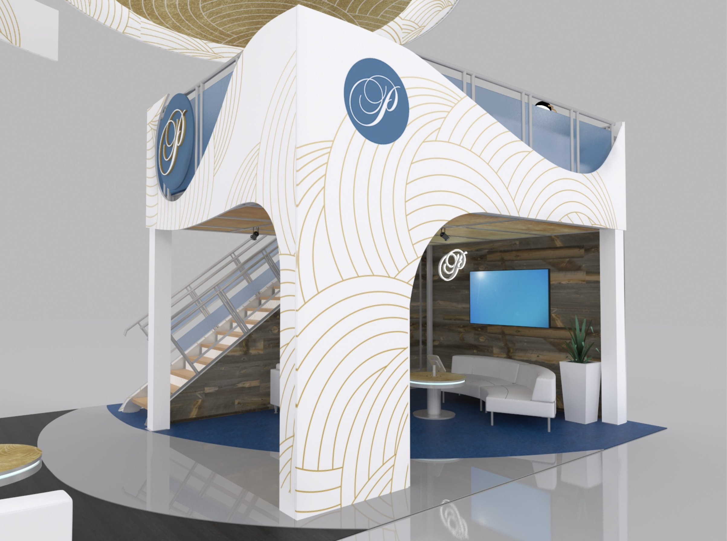 Visionary Designs Hybrid Double-Deck Island