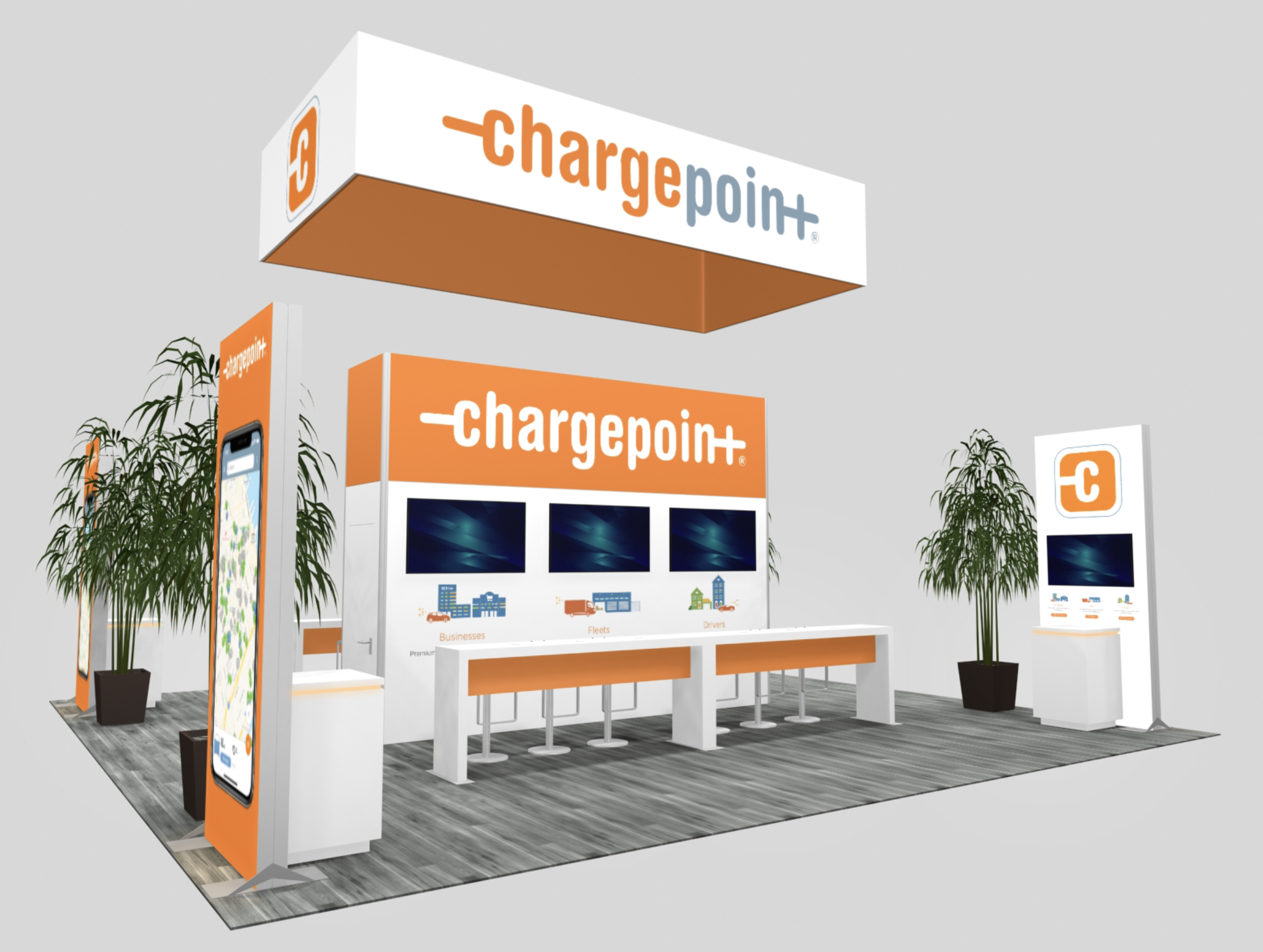 Flexible Island Exhibit Rental