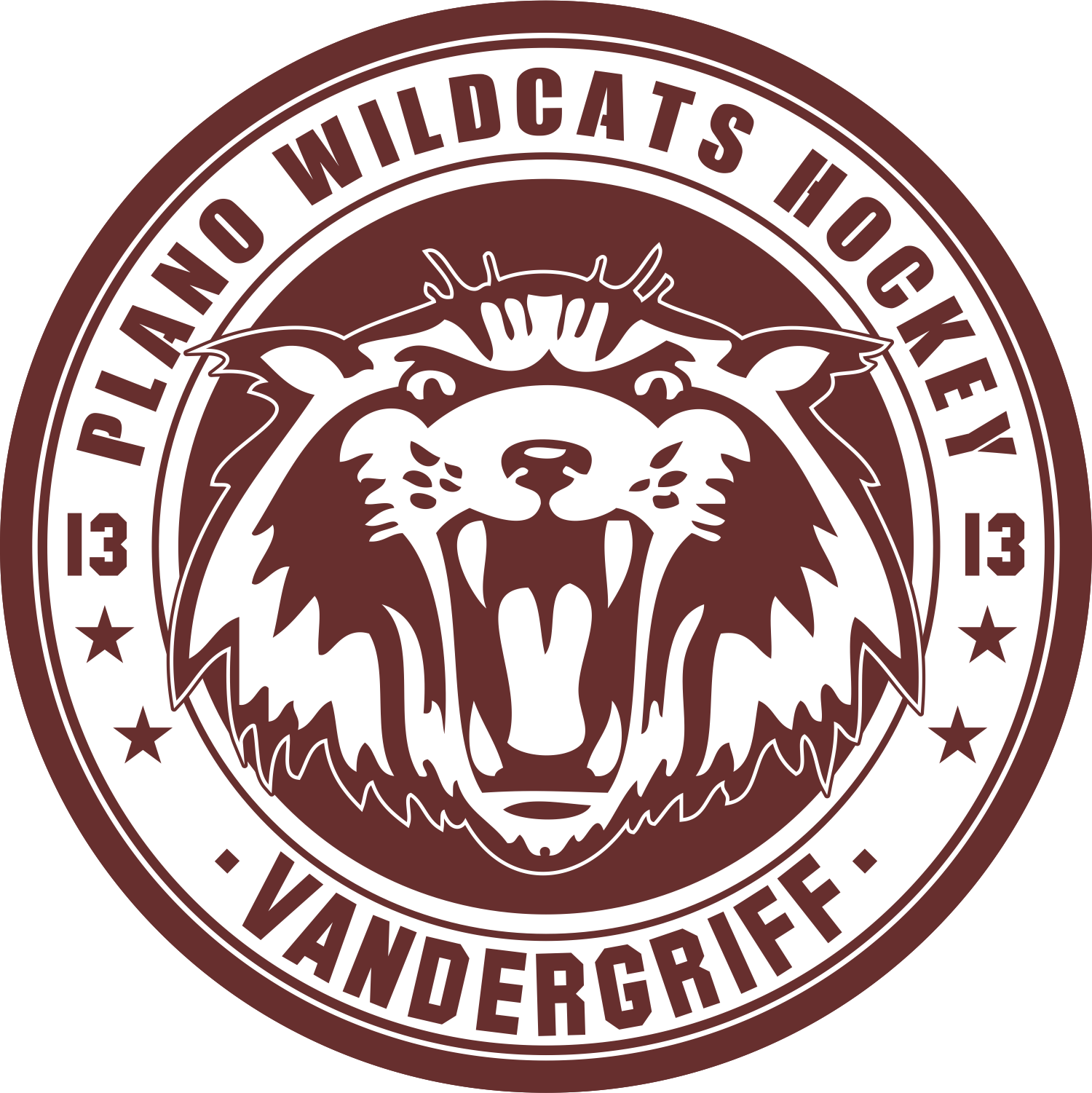 Plano Hockey Car Decal