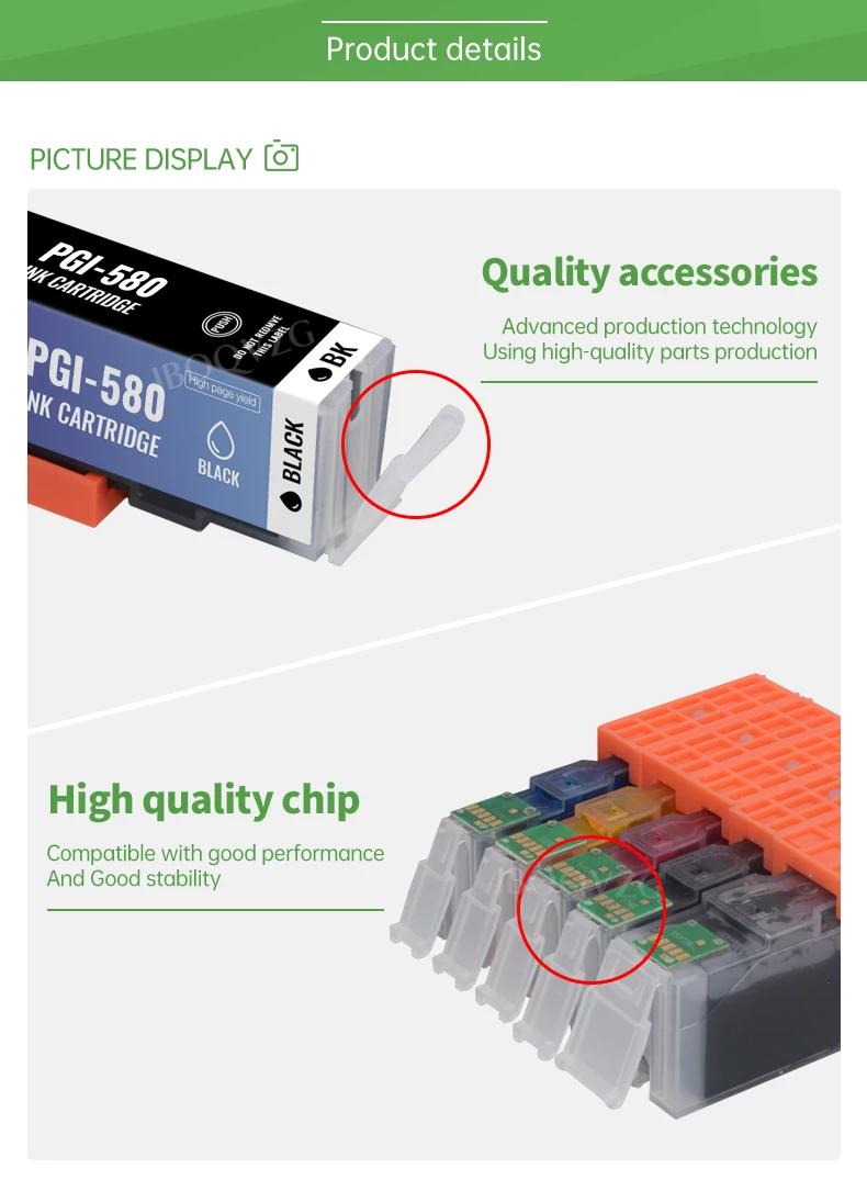 Tintenpatronen Set kompatibel mit Canon PGI-580 / CLI-581 XL