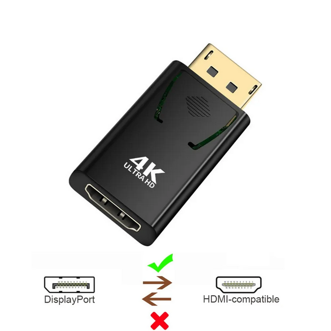 Adapter 4K Passive DisplayPort - HDMI