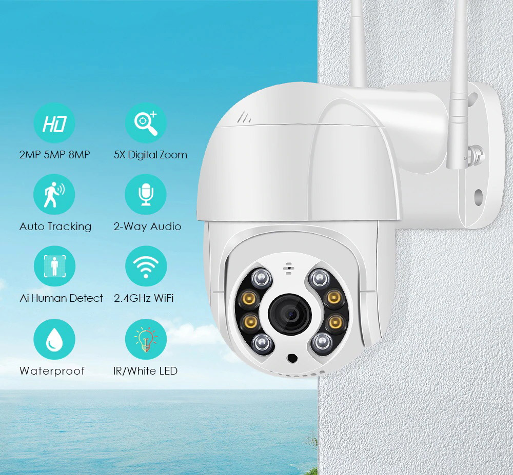 8MP IP Kamera
