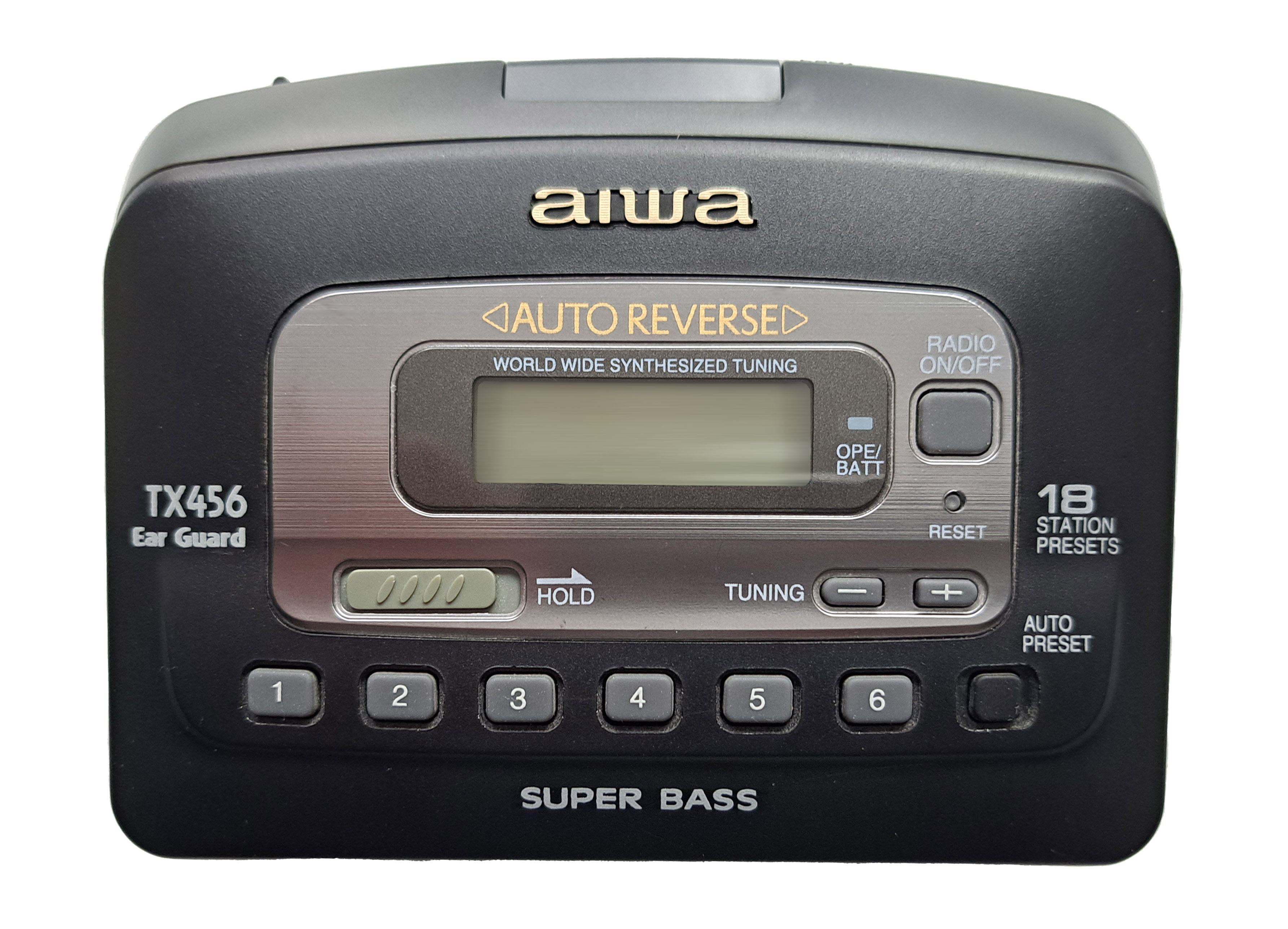 AIWA HS-TX456 Auto Reverse Cassette Player/Radio WALKMAN