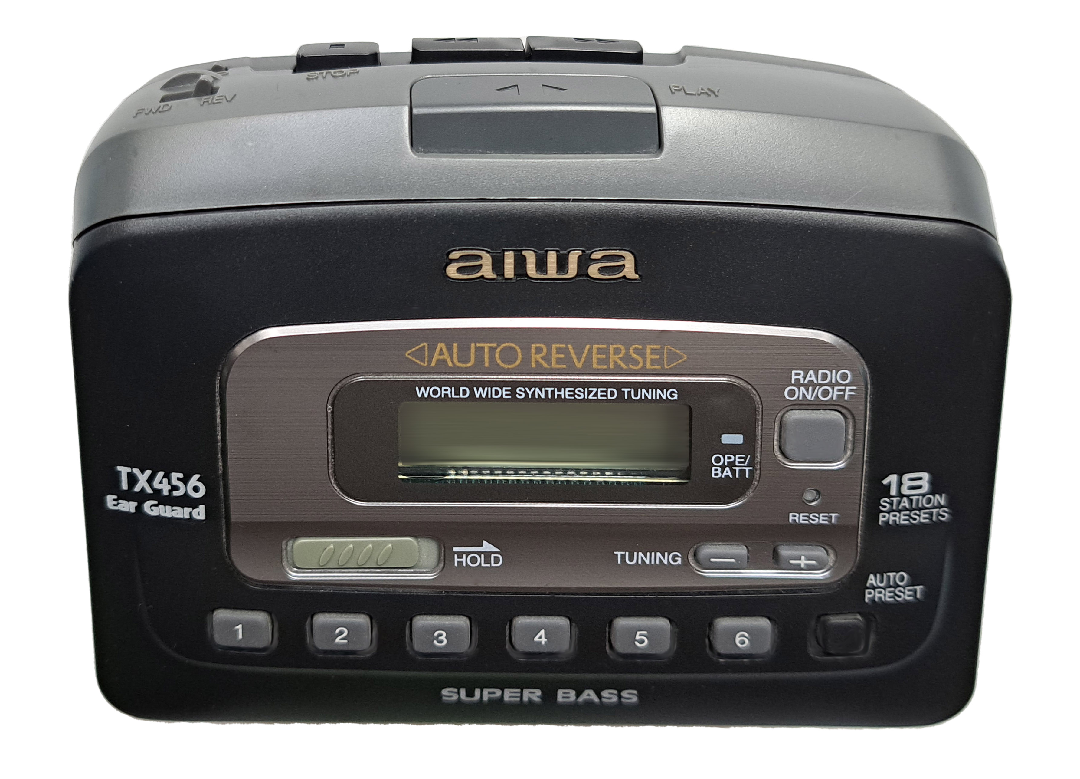 AIWA HS-TX456 Auto Reverse Cassette Player/Radio WALKMAN