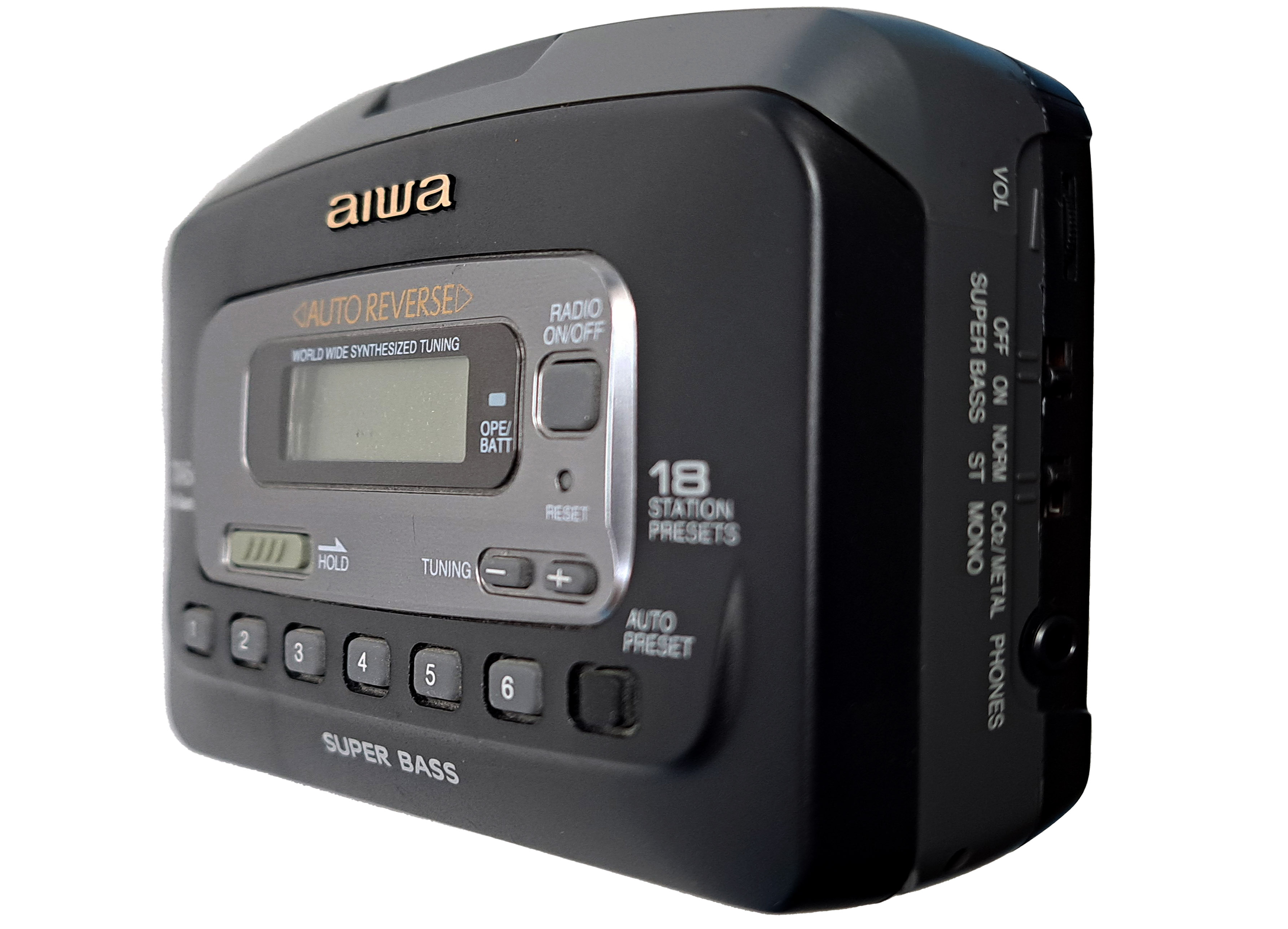 AIWA HS-TX456 Auto Reverse Cassette Player/Radio WALKMAN