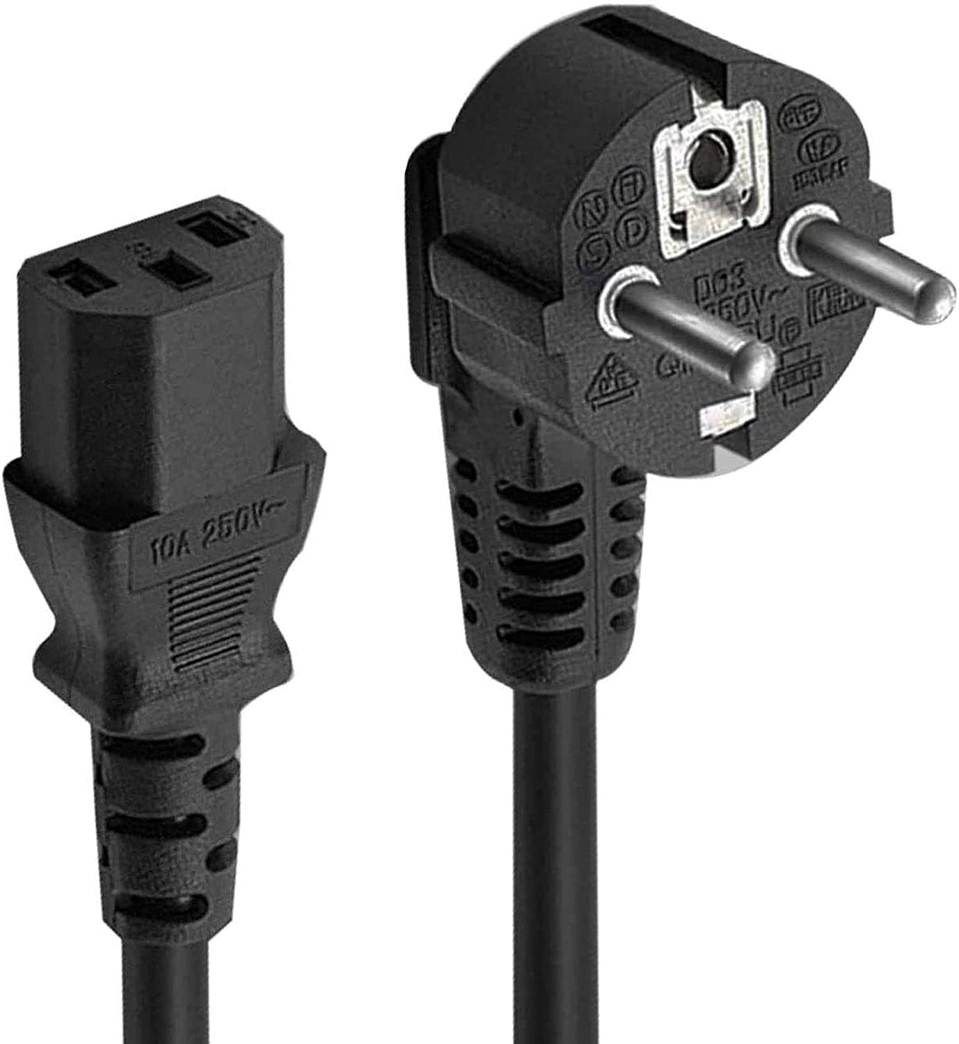 Netzkabel Euro-Stecker C13