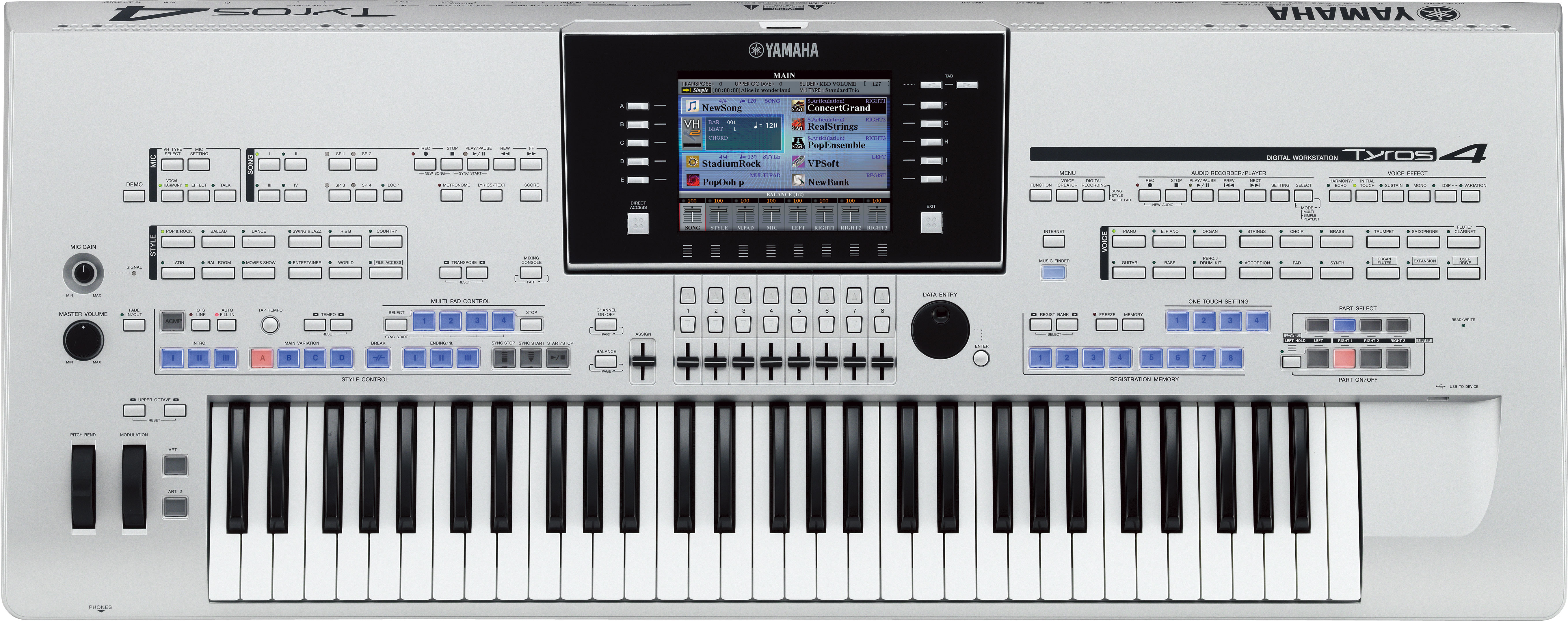 Yamaha Tyros 4 Digital Workstation