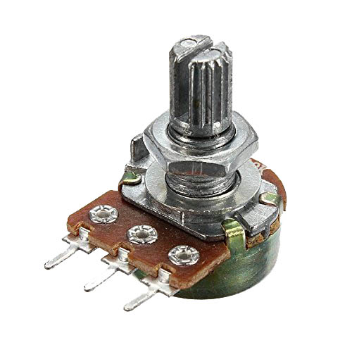 3 Pins Toepfe Rotary Einstellbare Stelle Taper Potentiometer B10K