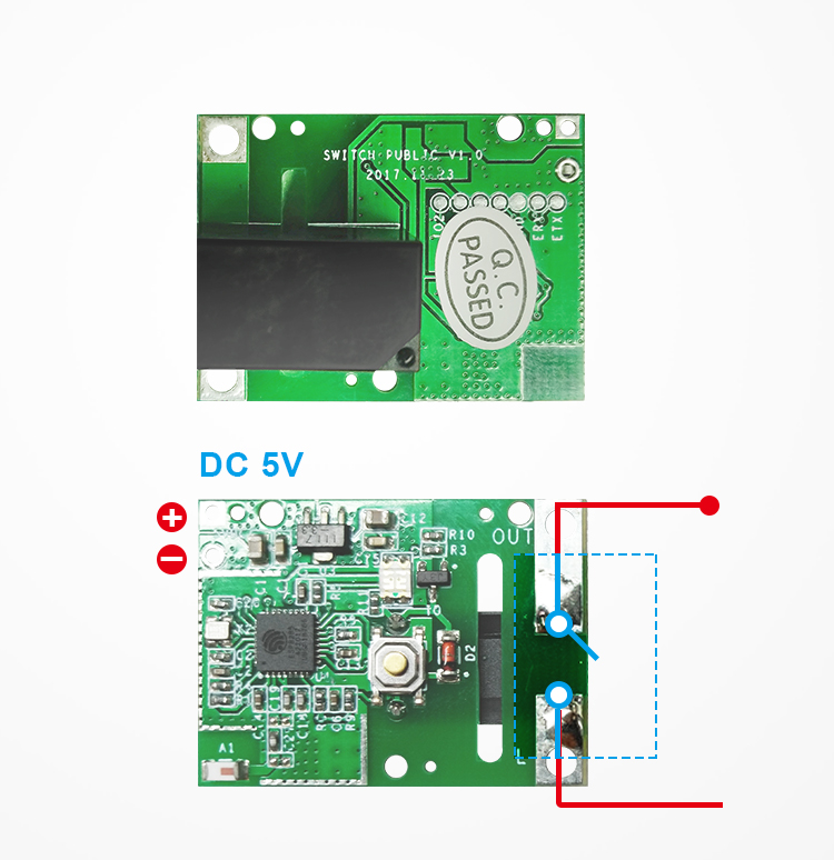 Smart Wireless Switch 5V DC Relay Module
