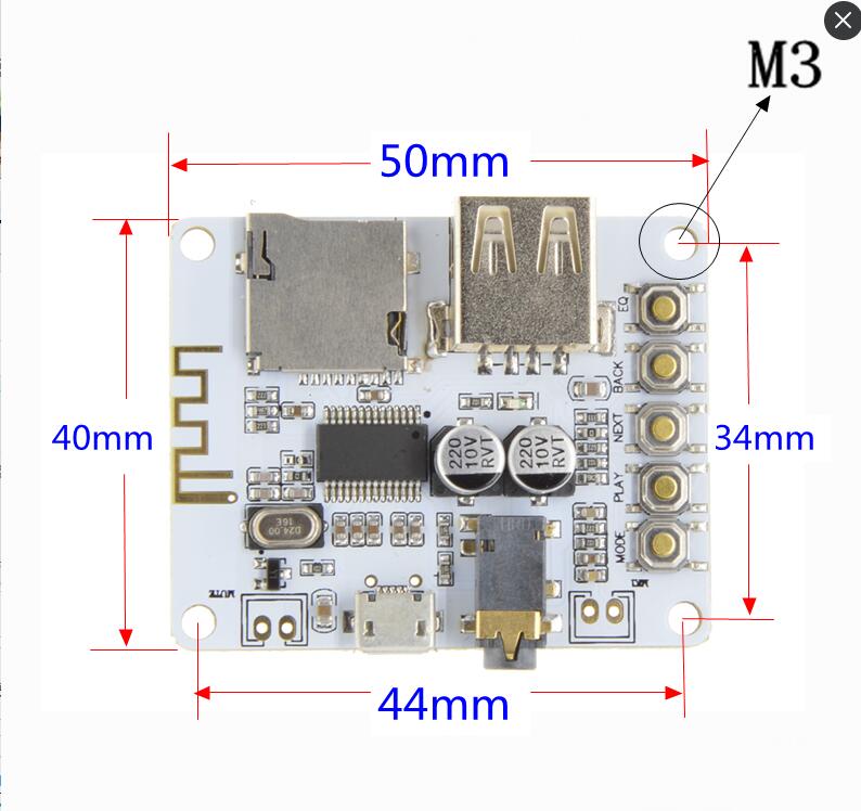 Bluetooth Audio Receiver board