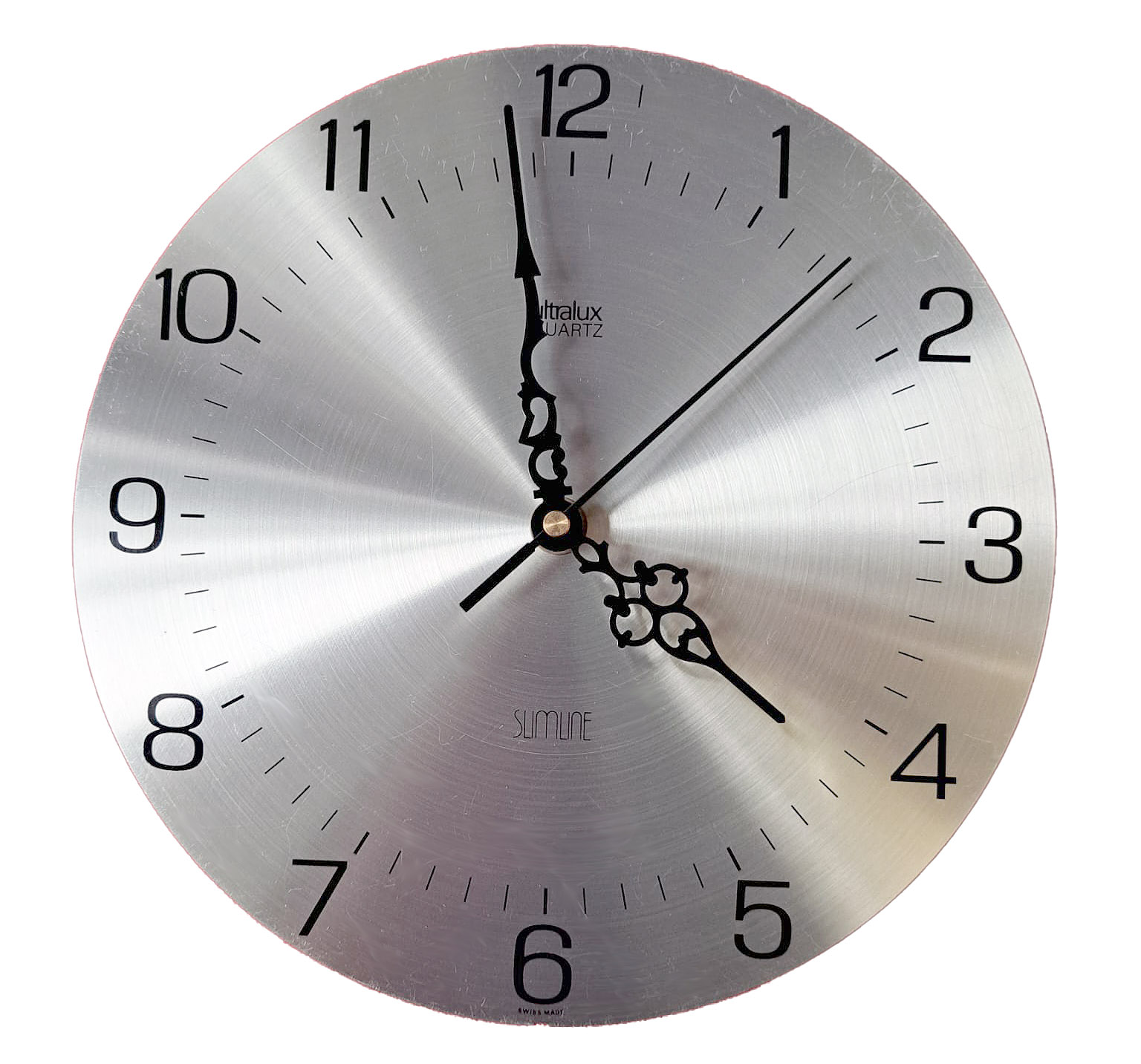 Wall Clock Metal Dial