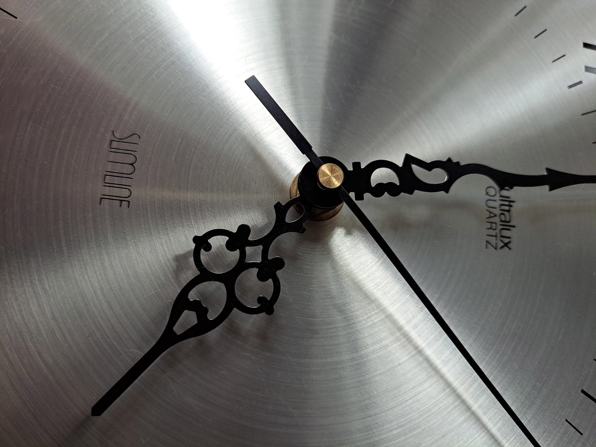 Wall Clock Metal Dial