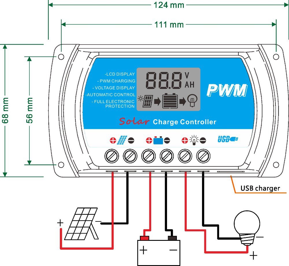 Solar charge Controller 30A