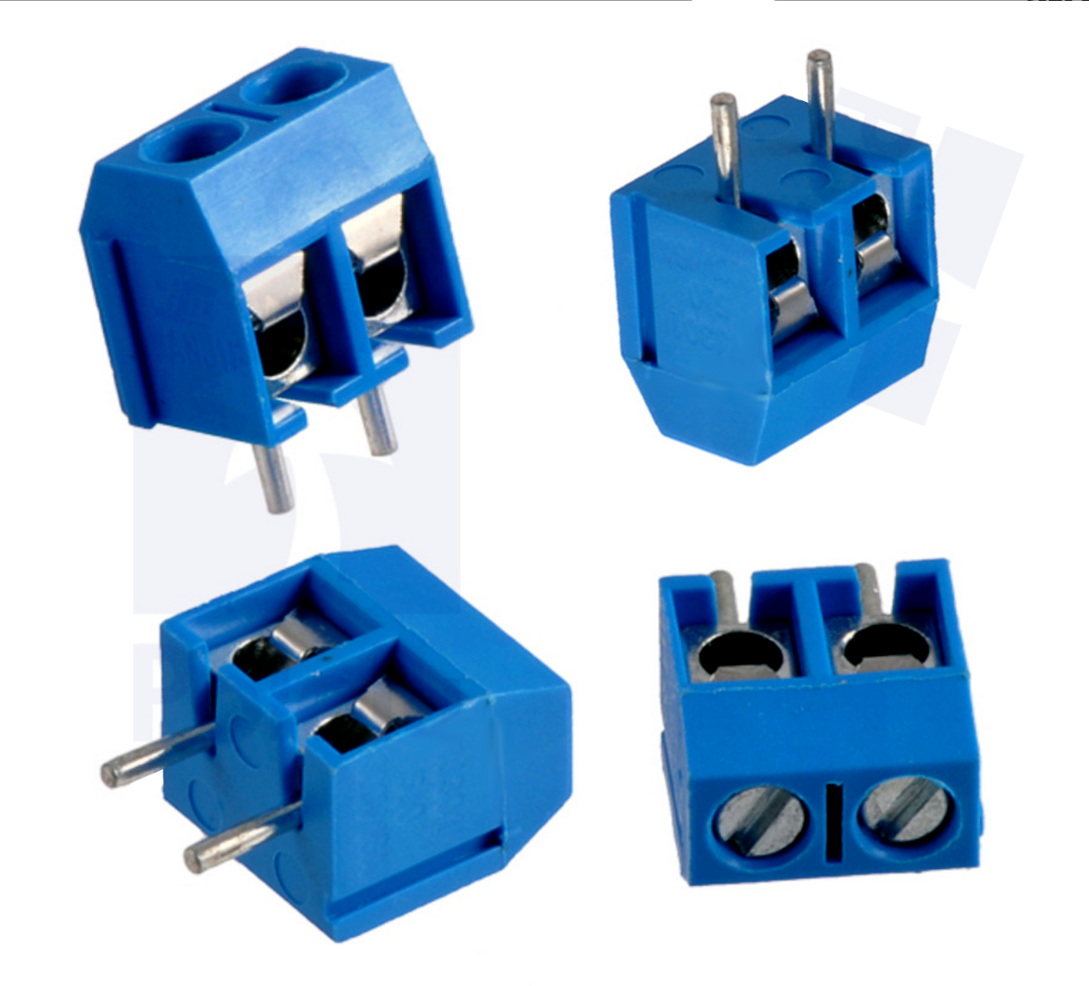 4x 2-Pole Screw Terminal Block