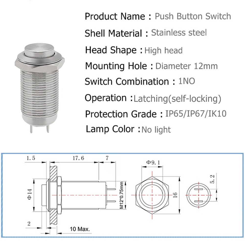 Self-locking Latching Switch