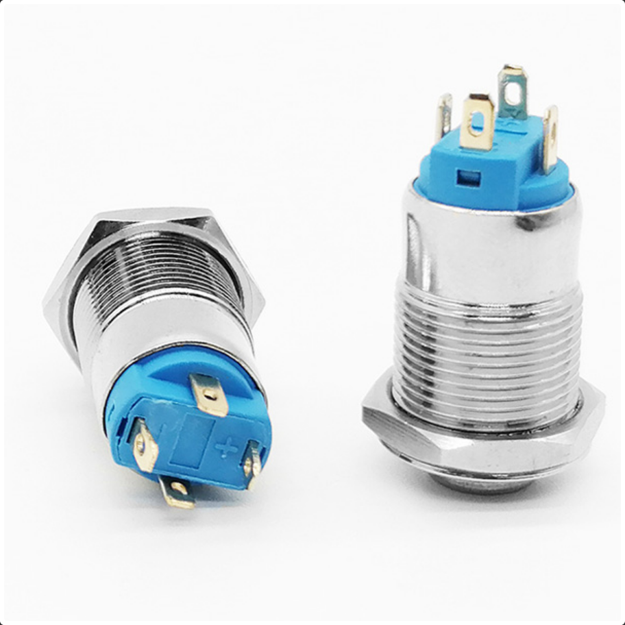 Self-locking Latching Power Button