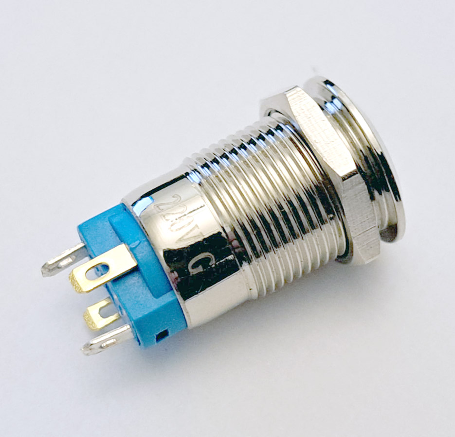 Self-locking Latching Power Button