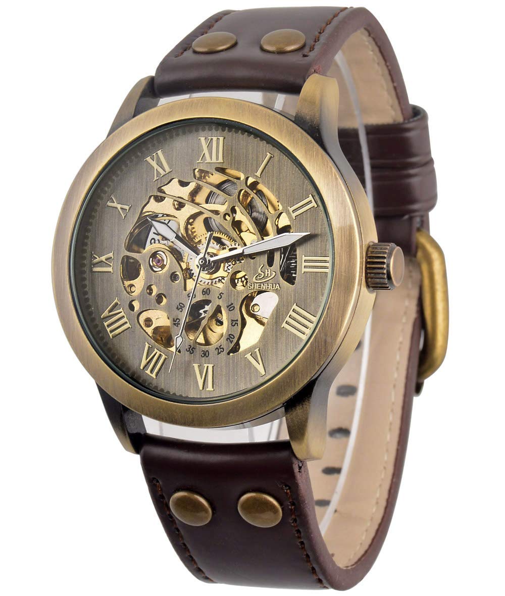 Retro Bronze Mechanical Watch