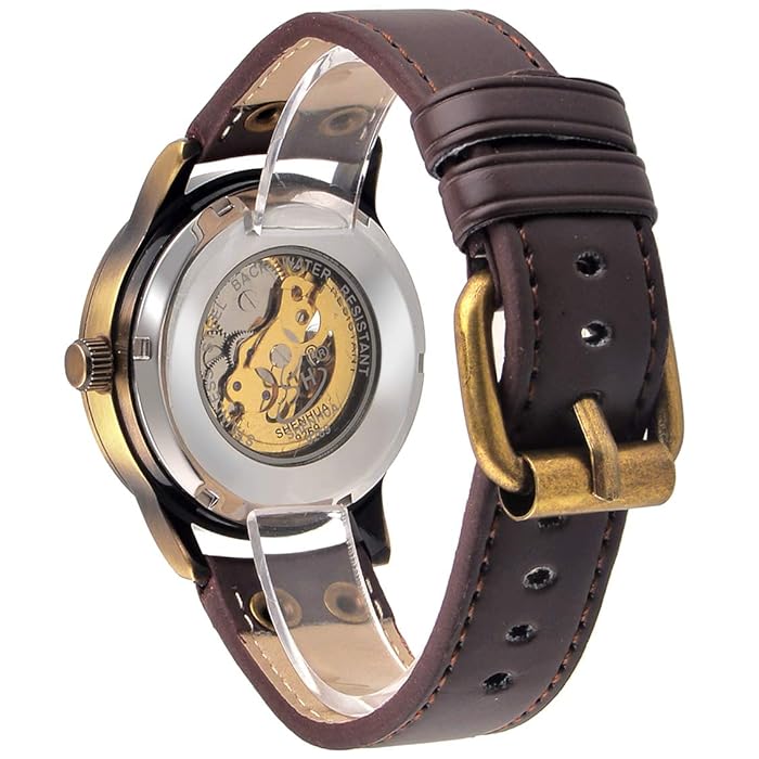 Retro Bronze Mechanical Watch