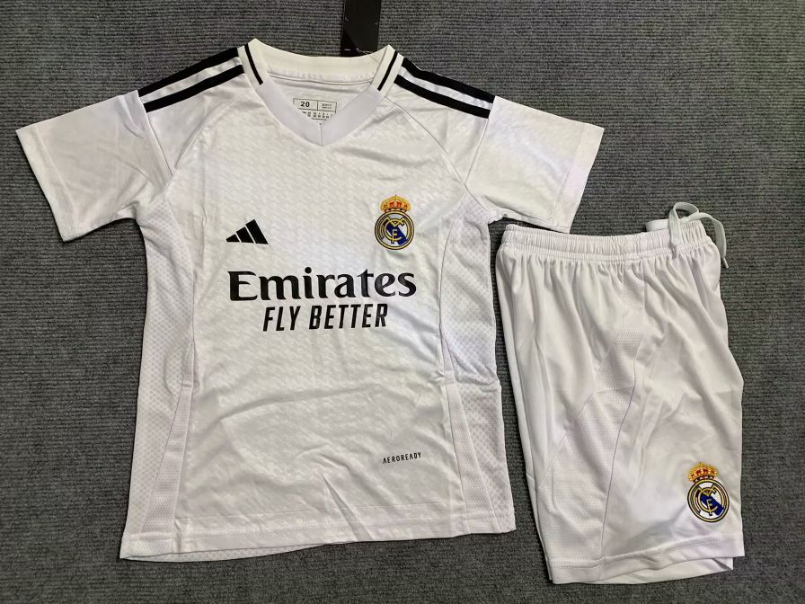Maillot Domicile Real Madrid 2024/2025 Enfant/Ado Supporters Version
