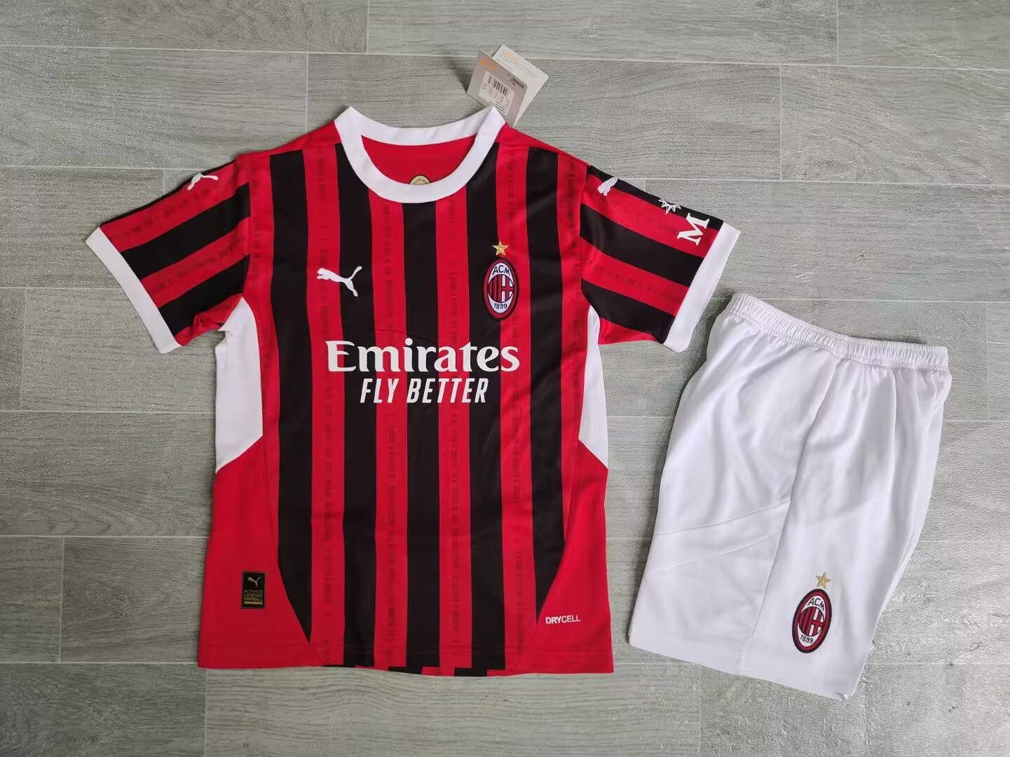 Maillot Domicile AC Milan 2024/2025 Enfant/Ado Supporters Version