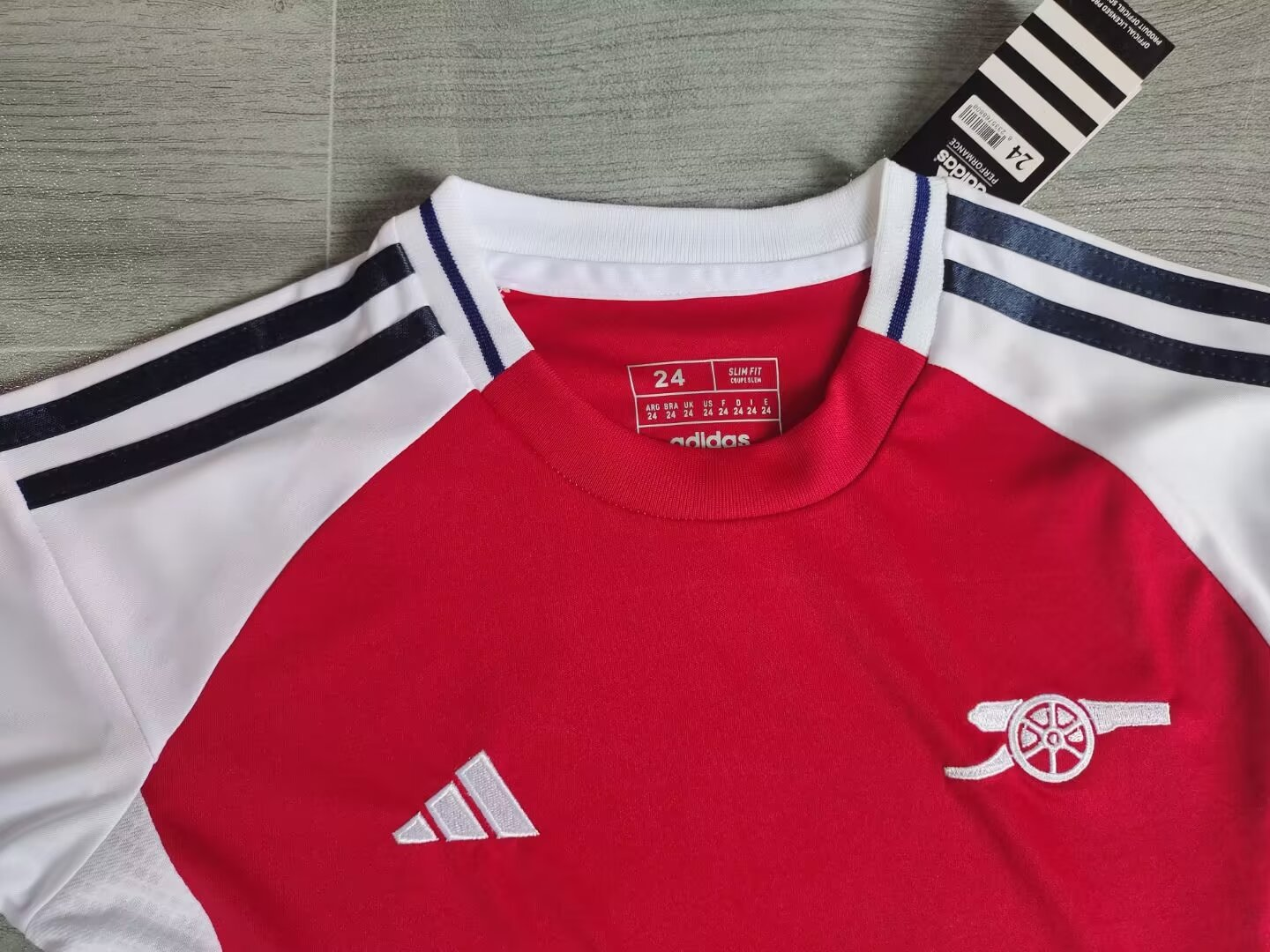 Maillot Domcile Arsenal 2024/2025 Enfant/Ado Supporters Version