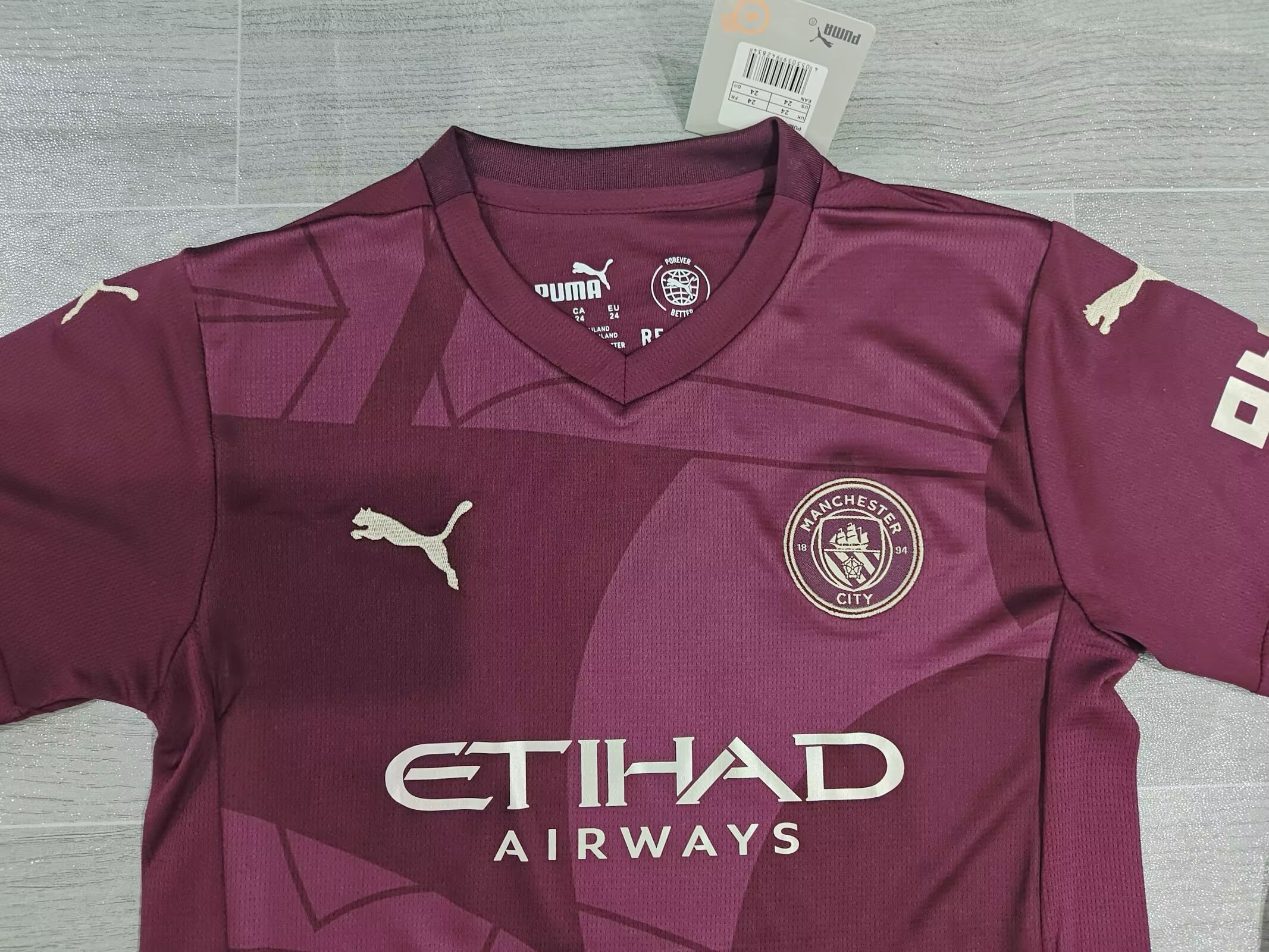 Maillot Third Manchester City 2024/2025 Enfant/Ado Supporters Version