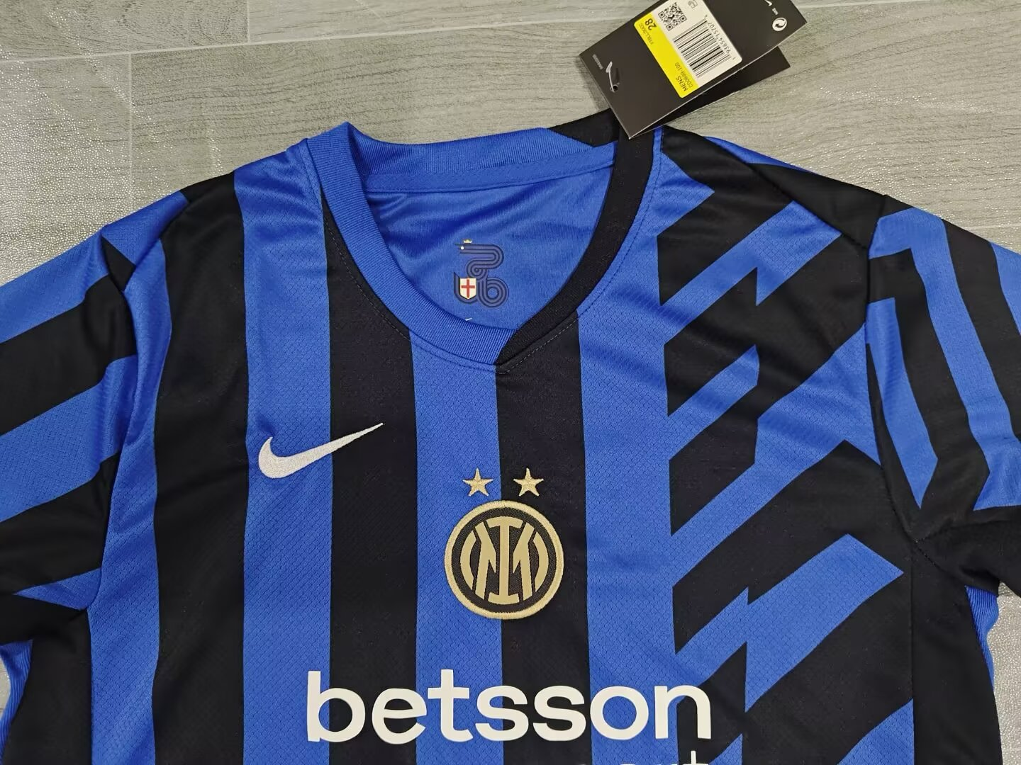 Maillot Domicile Inter Milan 2024/2025 Enfant/Ado Supporters Version