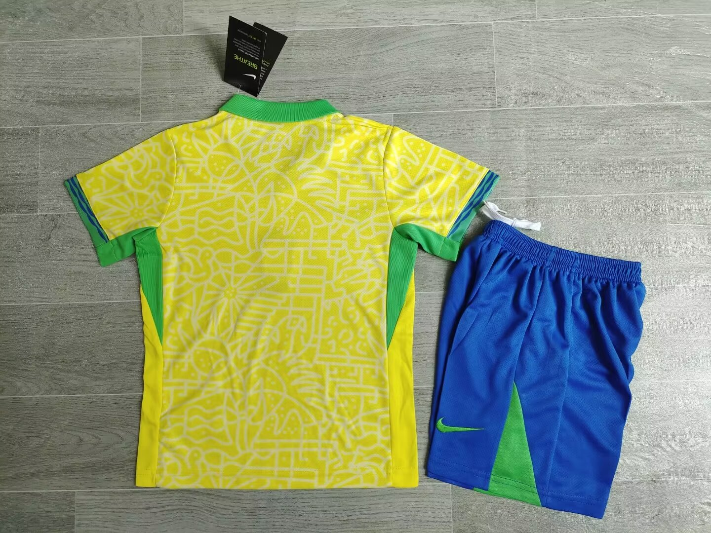 Maillot Domicile Bresil 2024/2025 Enfant/Ado Supporters Version