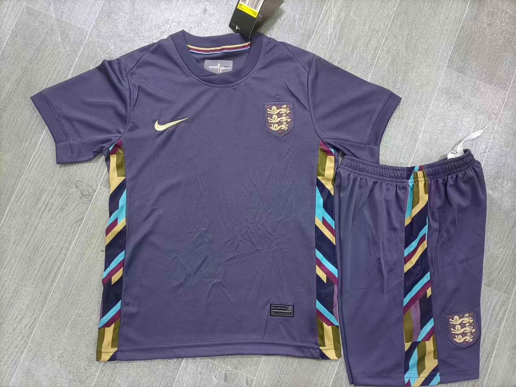 Maillot Extérieur Angleterre 2024/2025 Enfant/Ado Supporters Version