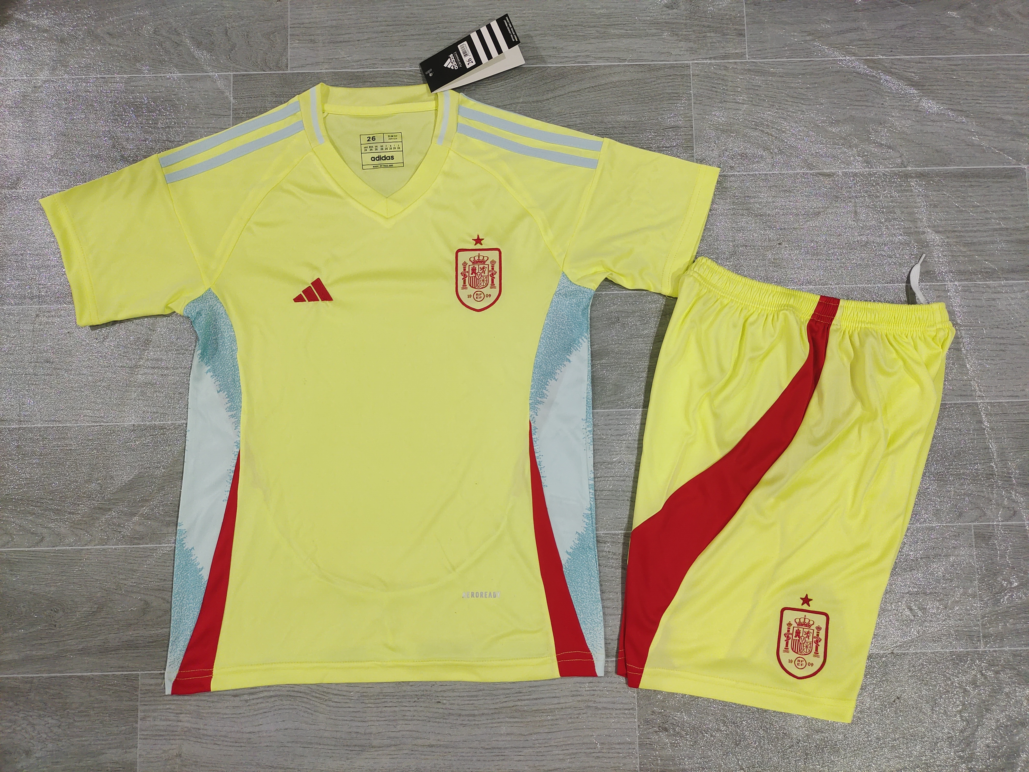 Maillot Extérieur Espagne 2024/2025 Enfant/Ado Supporters Version