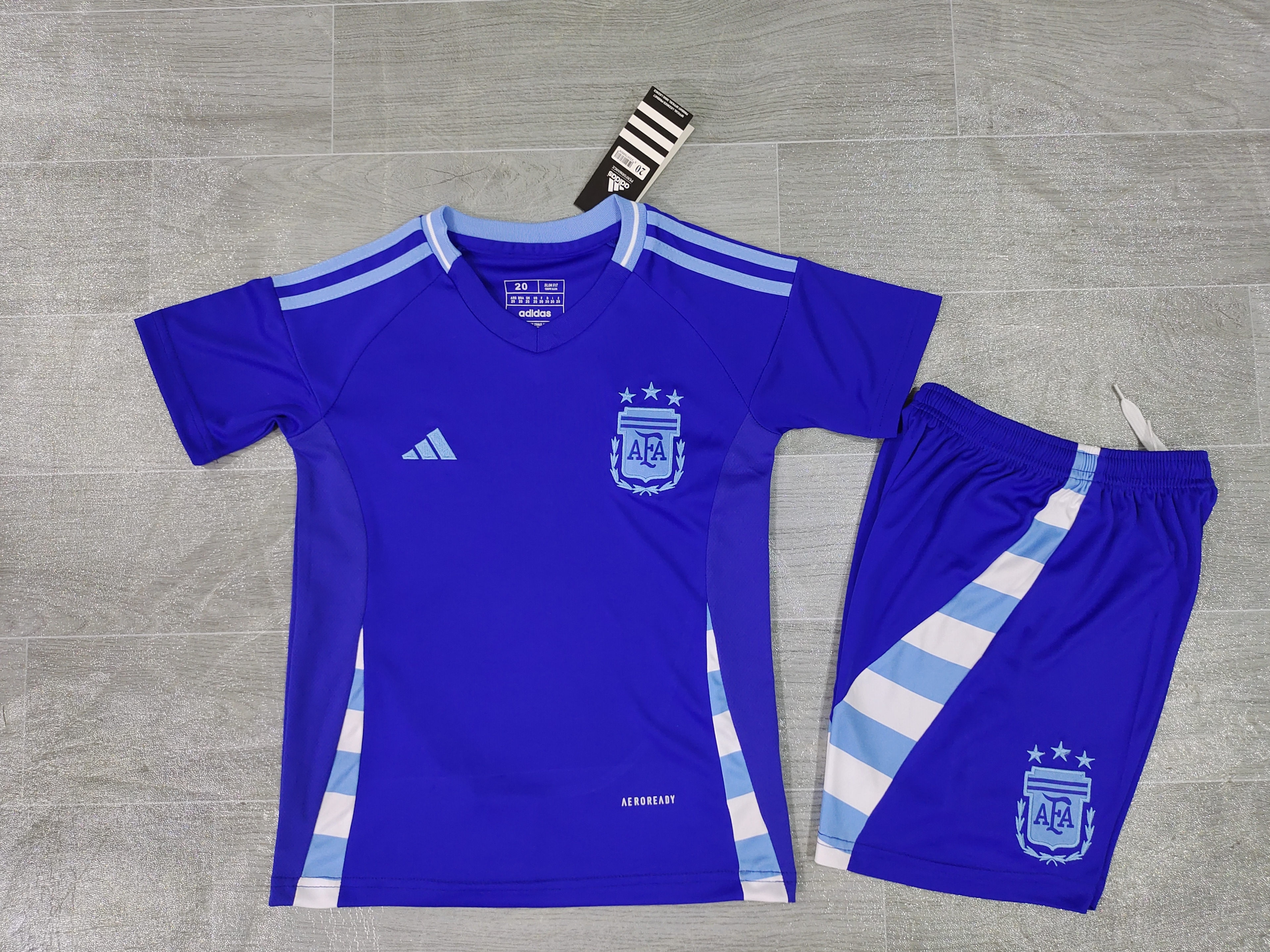 Maillot Extérieur Argentine 2024/2025 Enfant/Ado Supporters Version