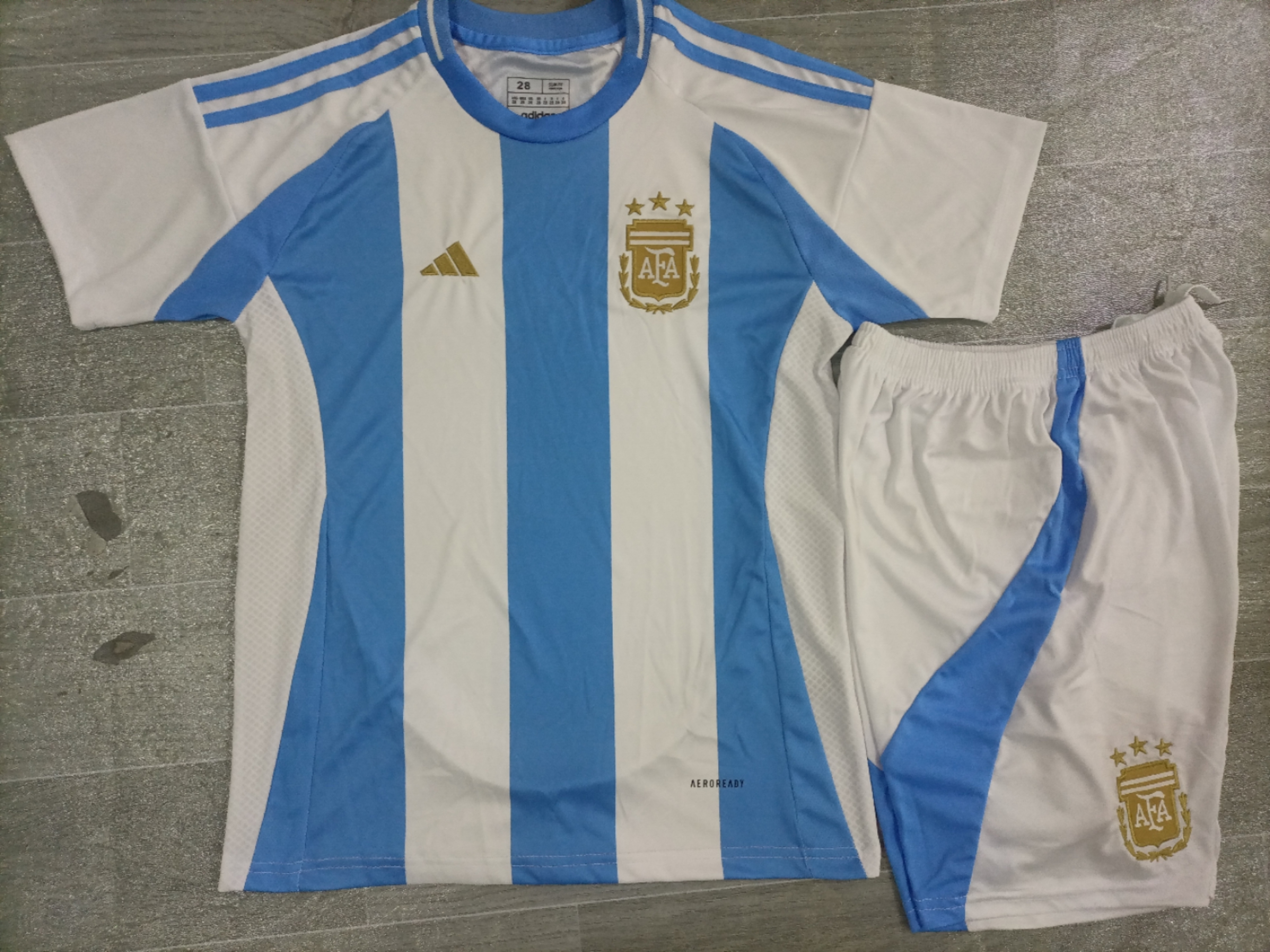 Maillot Domicile Argentine 2024/2025 Enfant/Ado Supporters Version