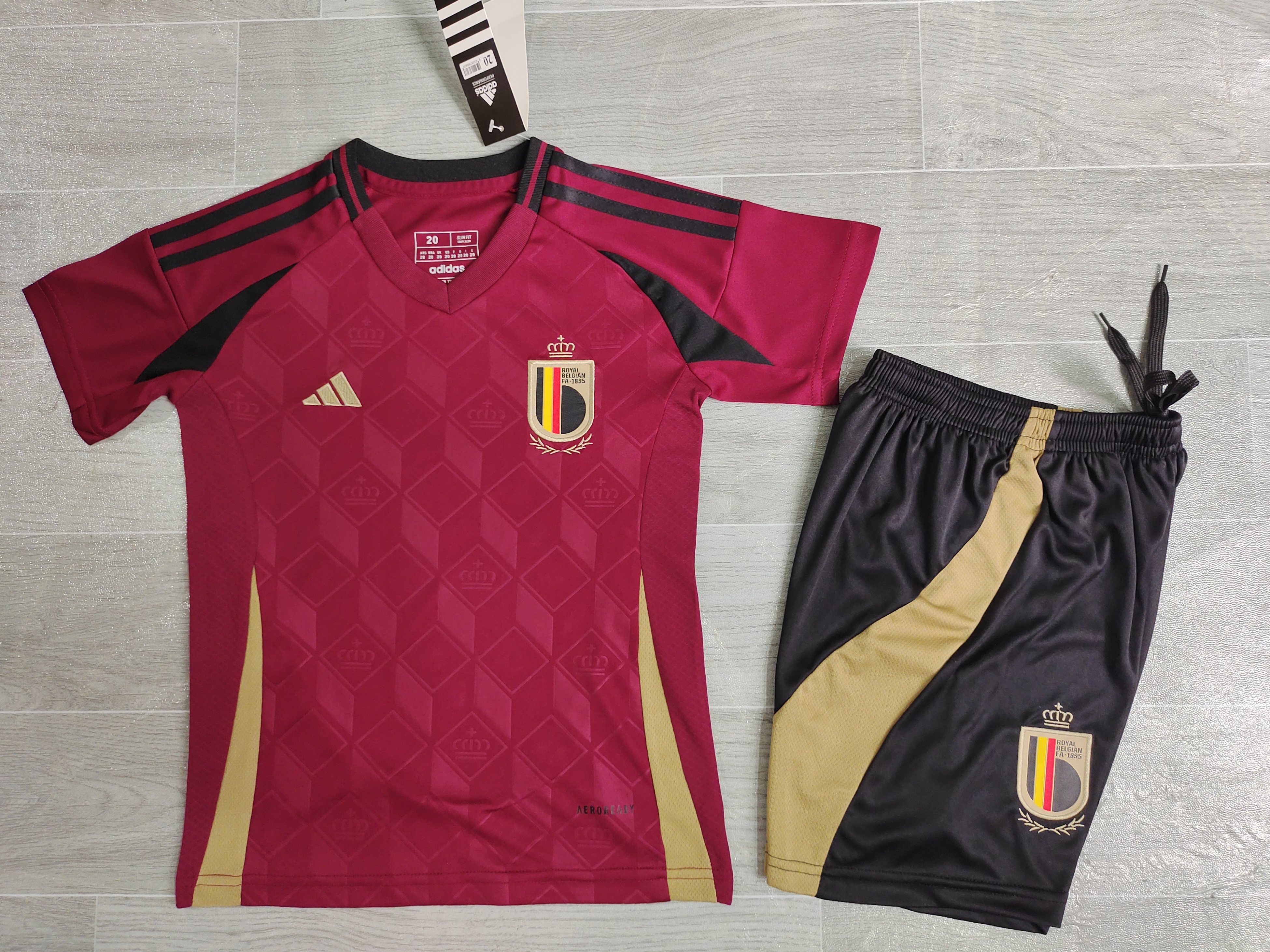 Maillot Domicile Belgique 2024/2025 Enfant/Ado Supporters Version