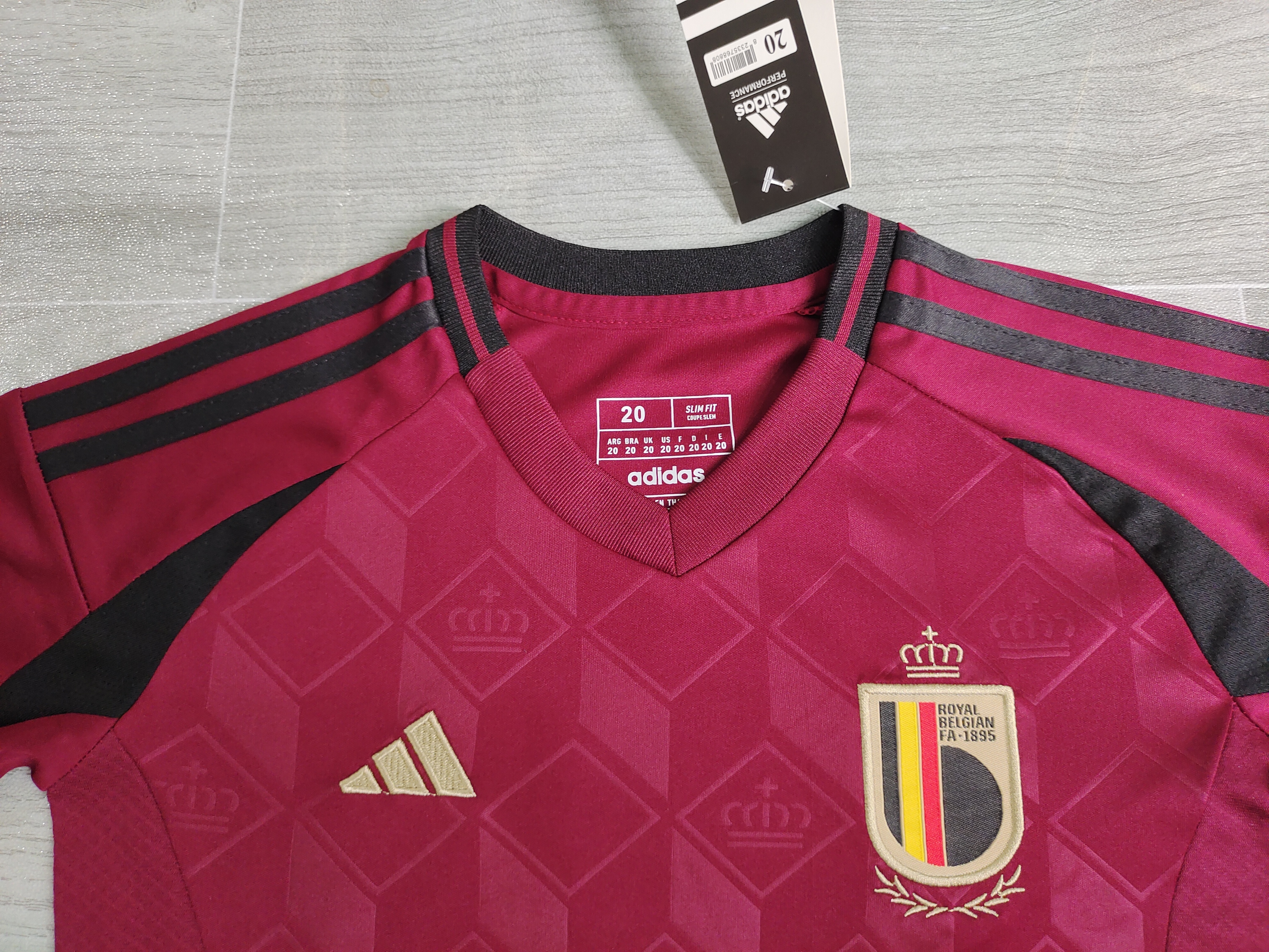 Maillot Domicile Belgique 2024/2025 Enfant/Ado Supporters Version