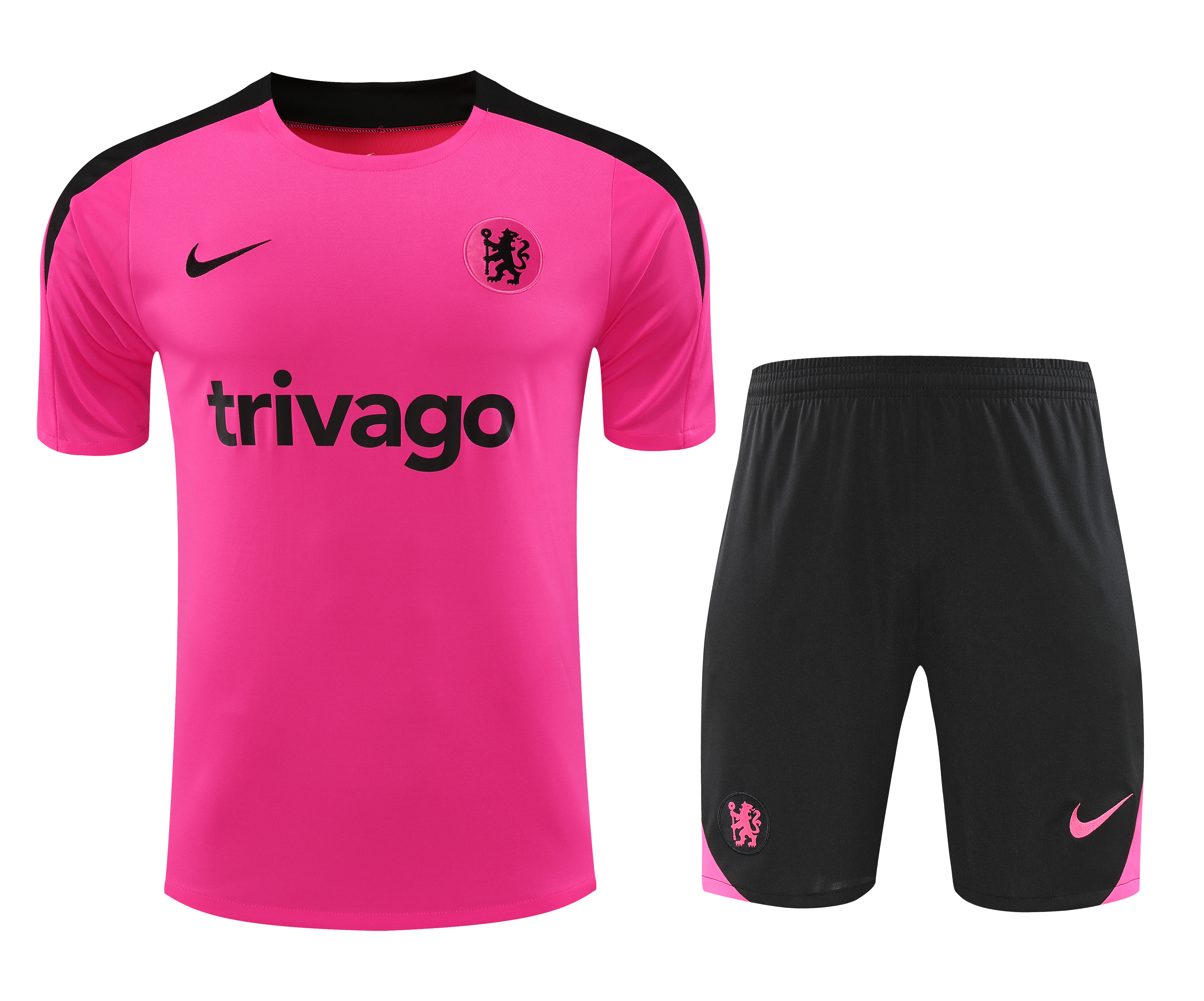 Chelsea Maillot d'entraînement DRI-FIT Strike 3ème - Rose/Noir