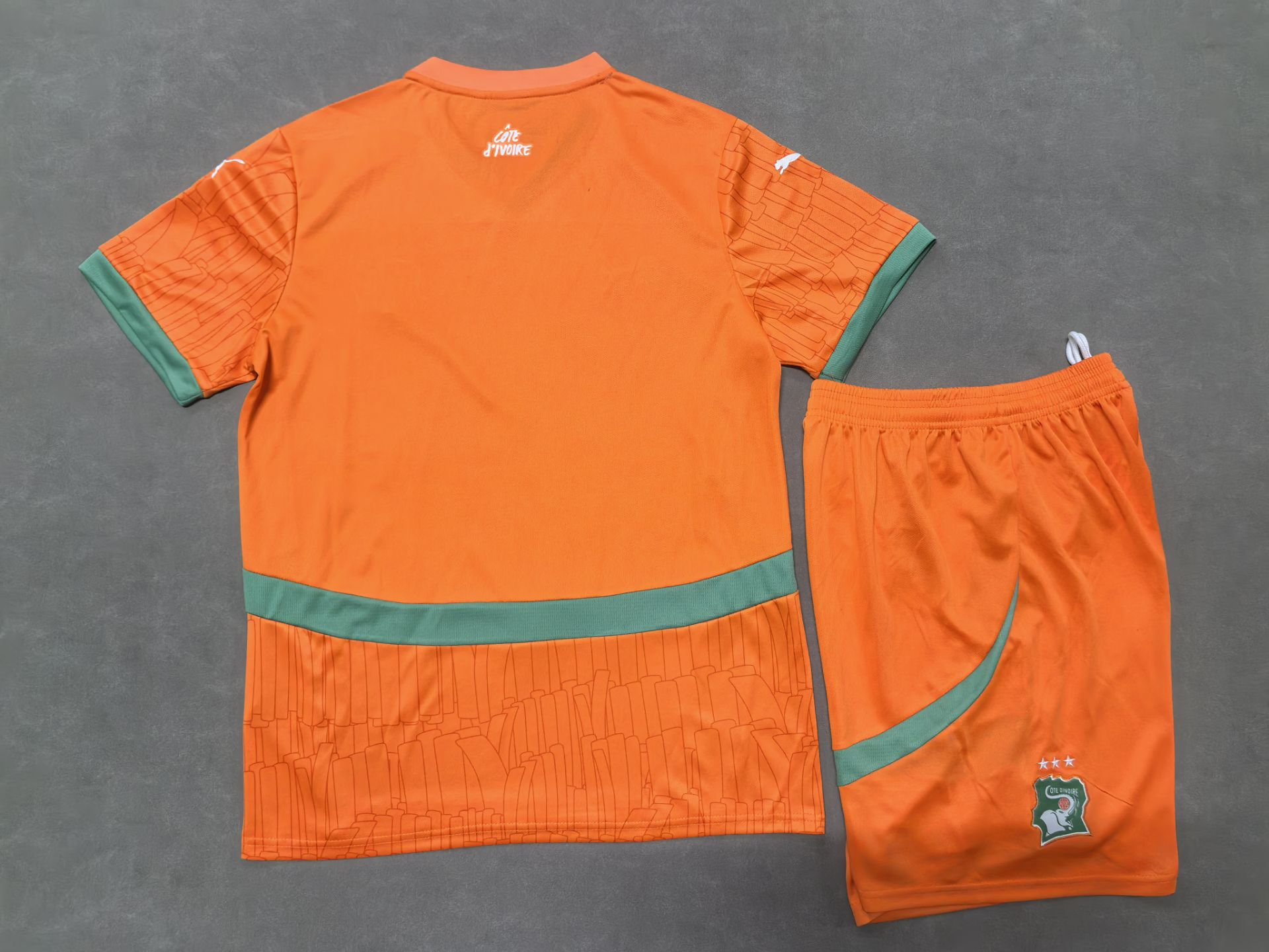 Maillot Domicile Côte D'ivoire 2024/2025 Enfant/Ado Supporters Version