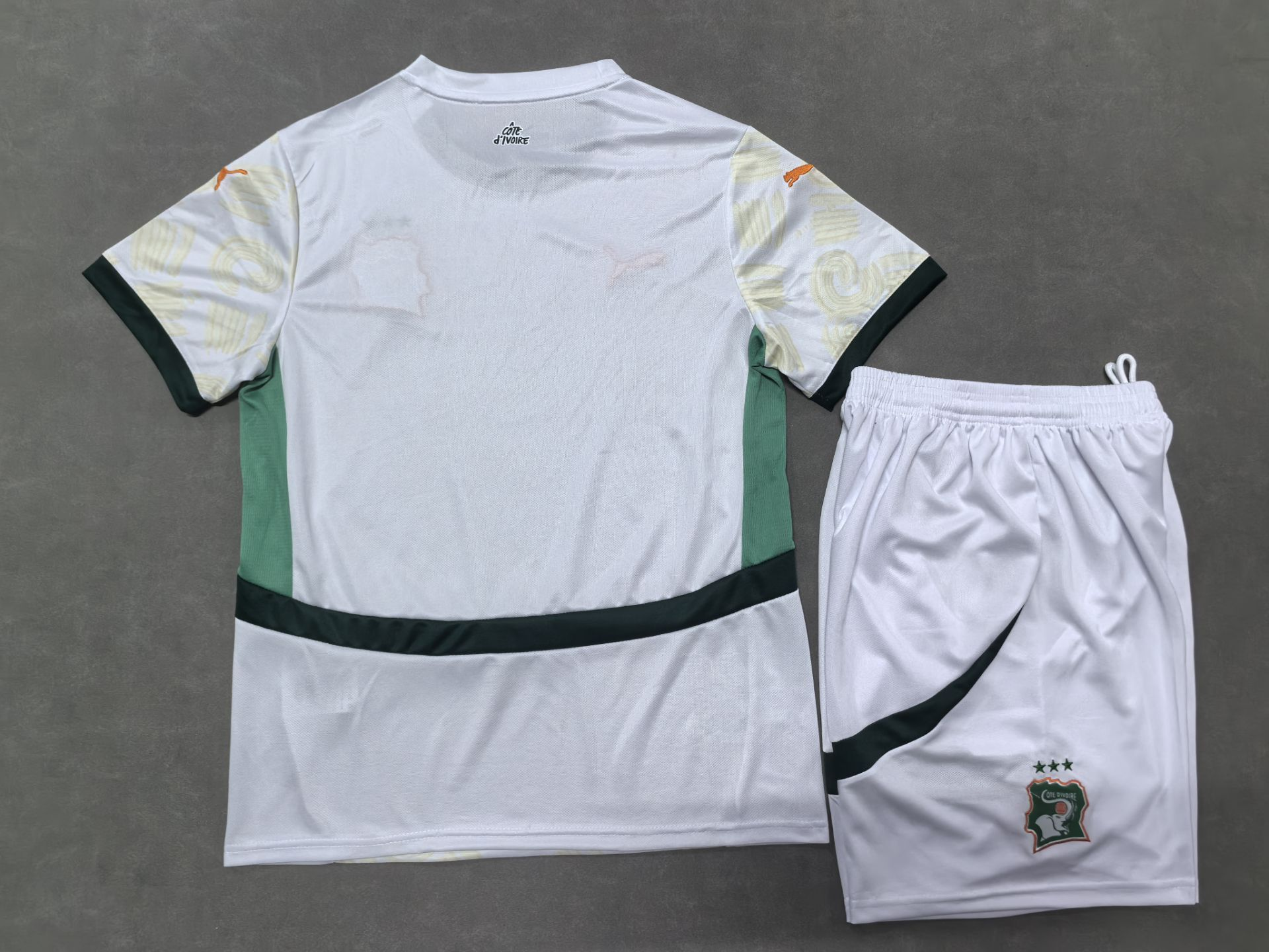 Maillot Extérieur Côte D'ivoire 2024/2025 Enfant/Ado Supporters Version