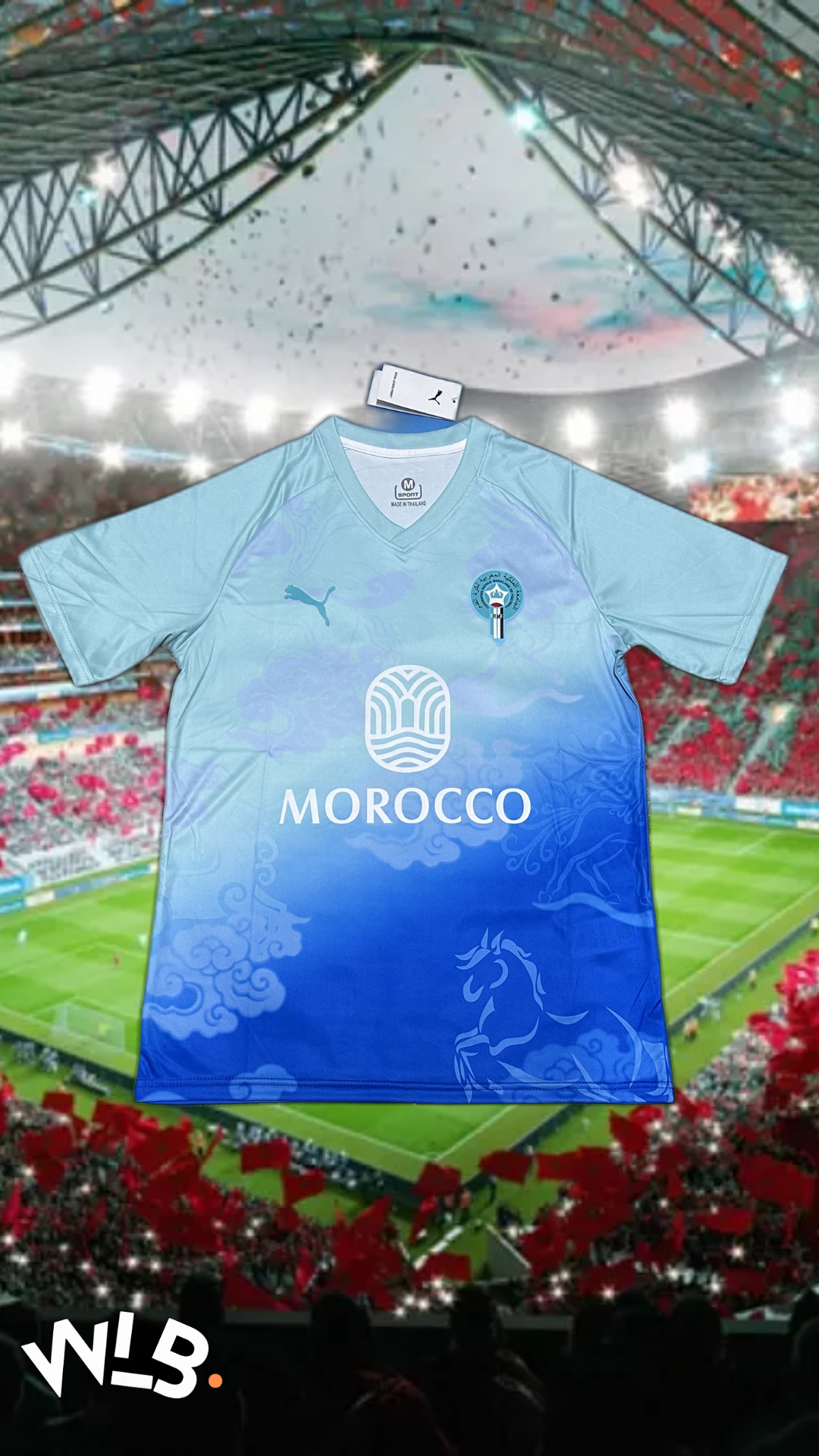 Maillot Concept Maroc BLEU 2024/2025 Supporters Version