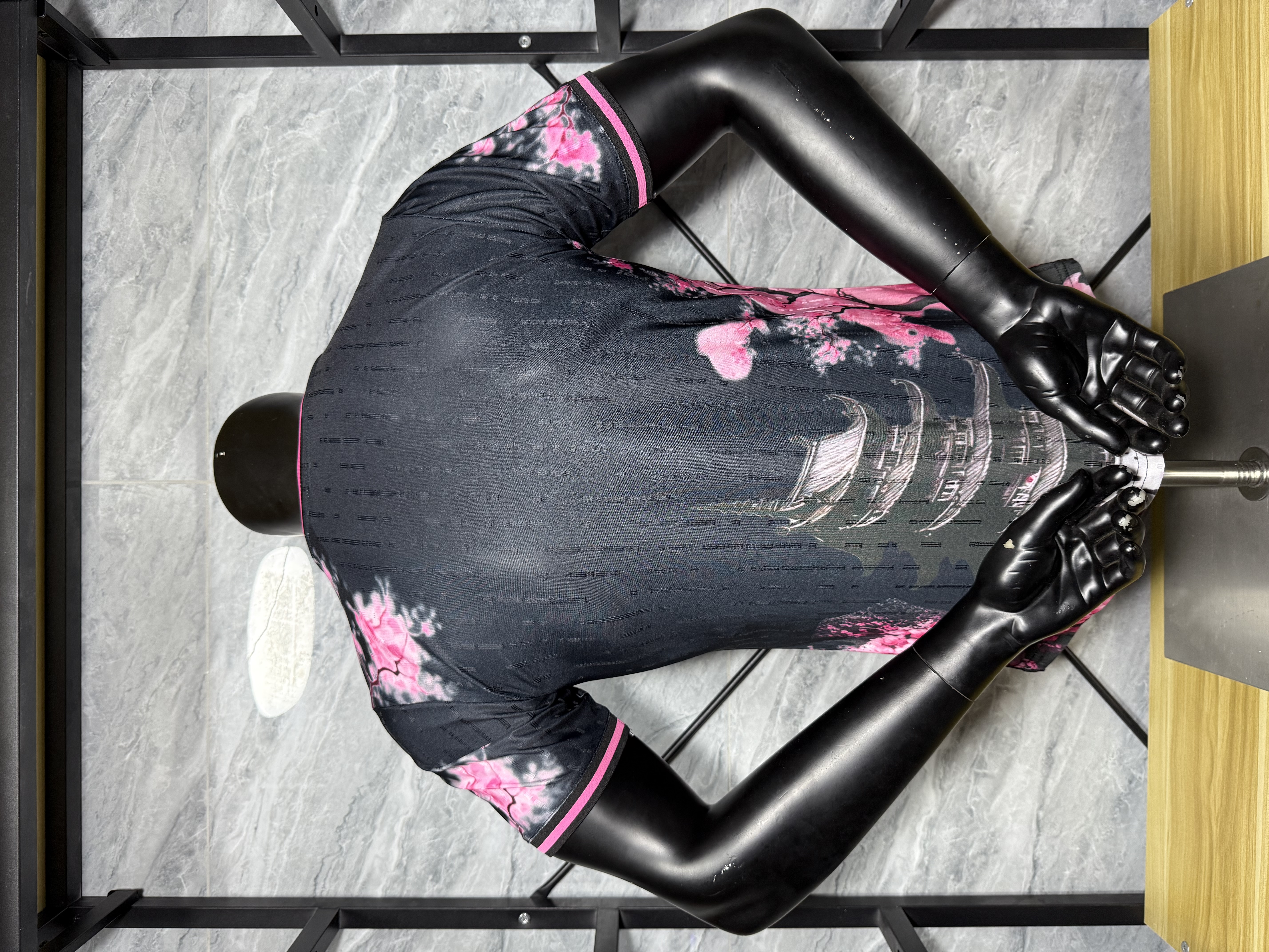 Maillot Concept Japon Rose Noir 2025 Players Version