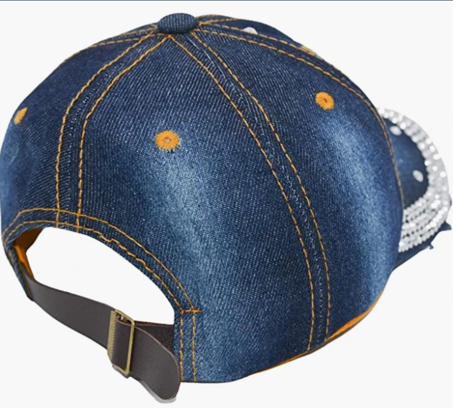 Women's Bling Cross Hat