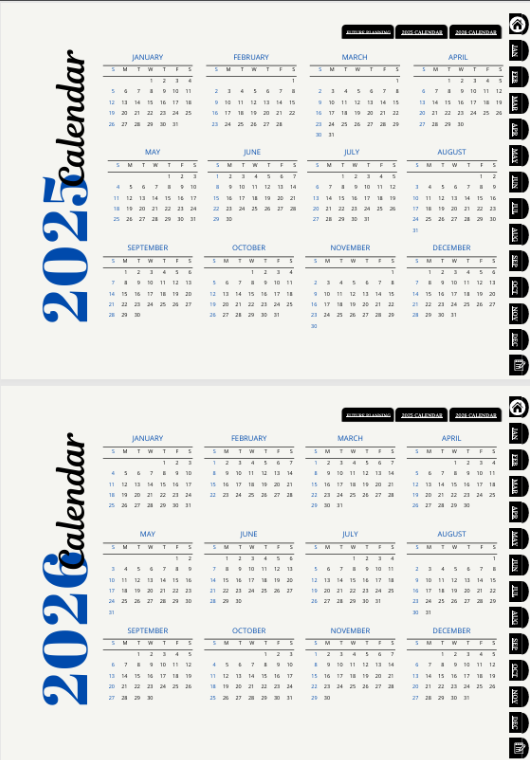 Digital Planner 2025-Inspirational with bible verses
