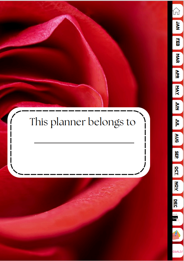 Digital Planner 2025-for flower lovers